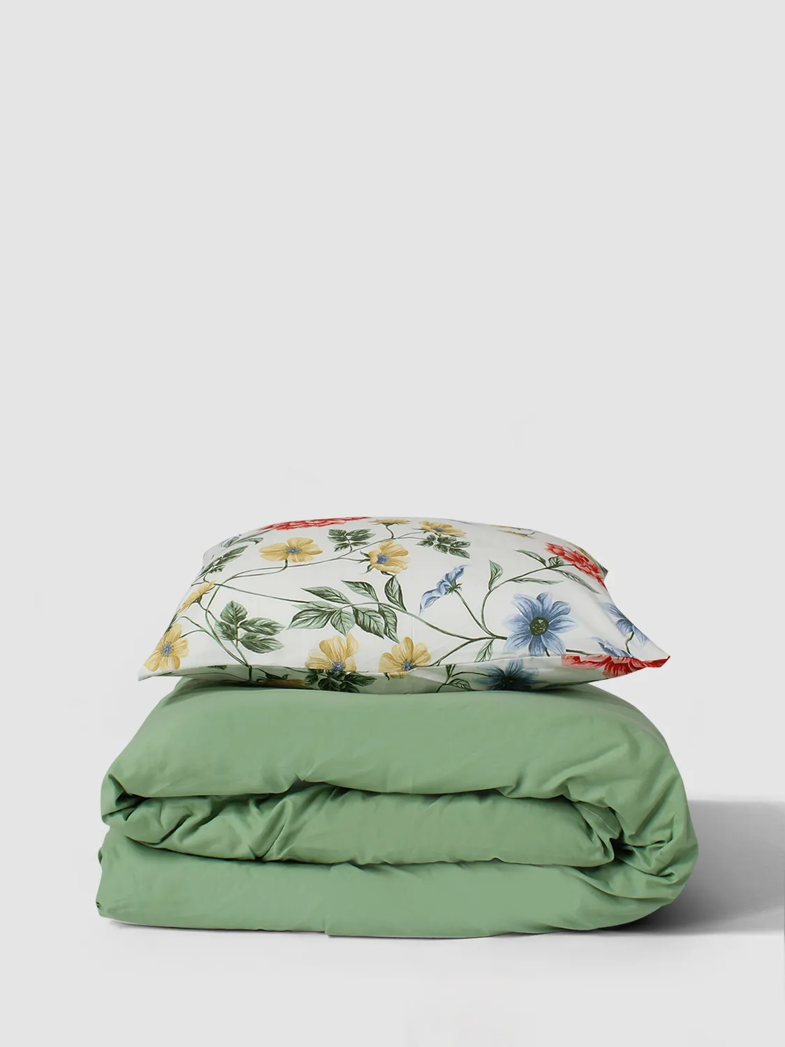 Conjunto de capa de edredão - Dahlia (vermelho)