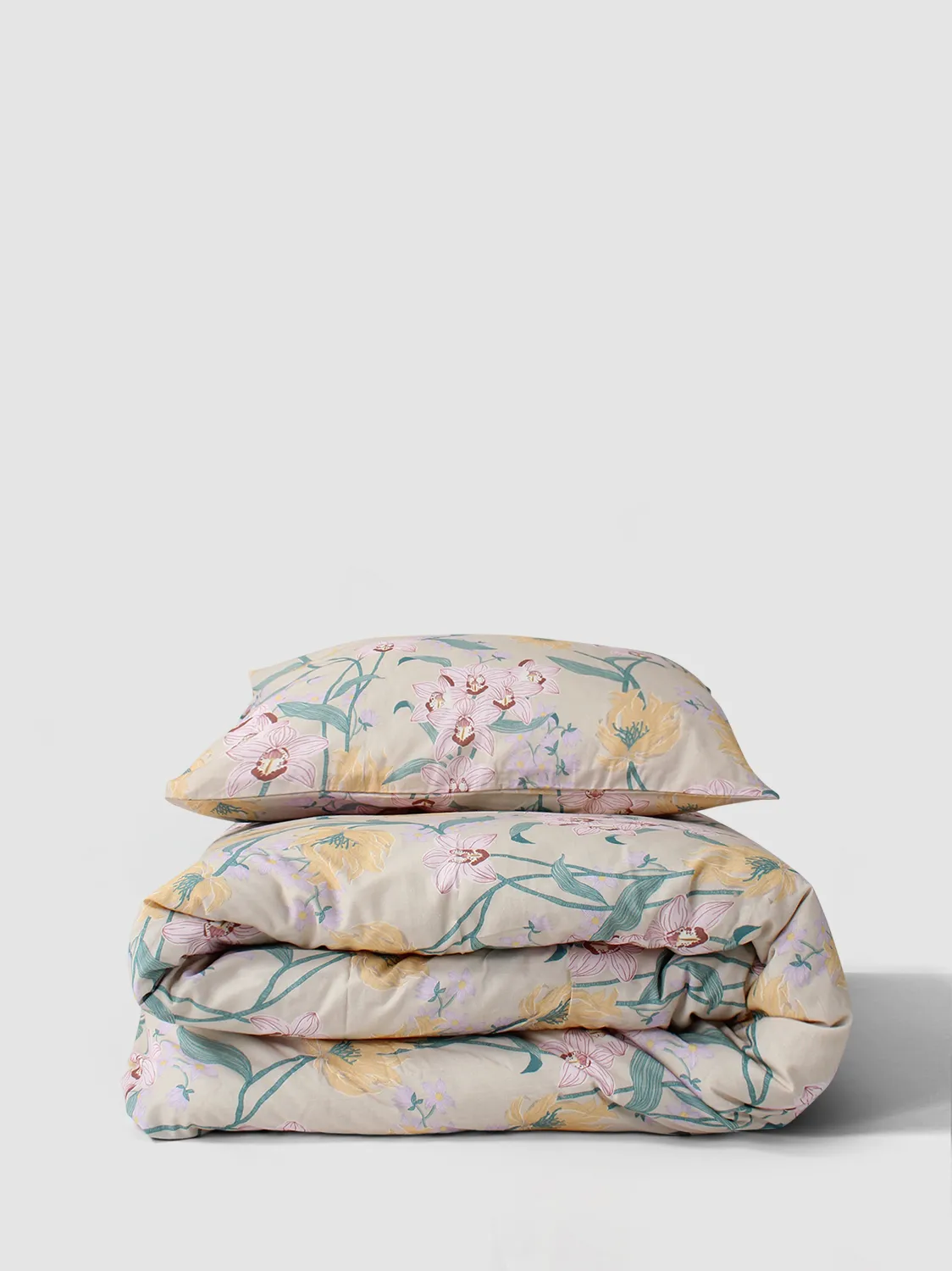 Conjunto de capa de edredão - Florina (rosa)