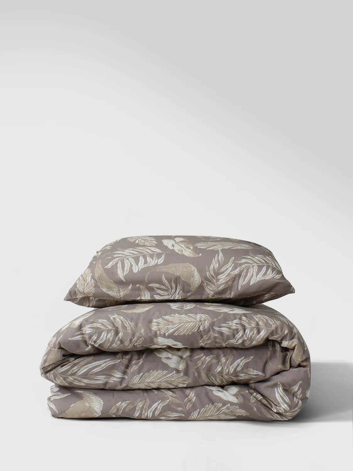 Conjunto de capa de edredão - Lowe (bege)