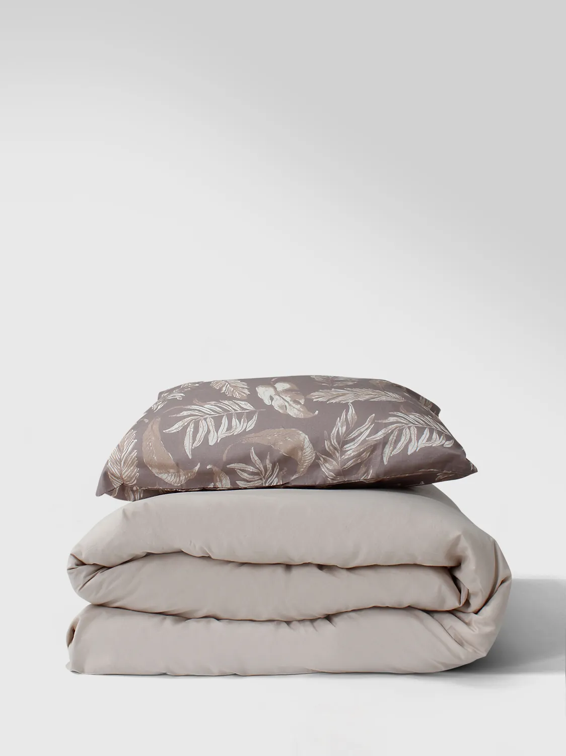 Conjunto de capa de edredão - Lowe (bege)