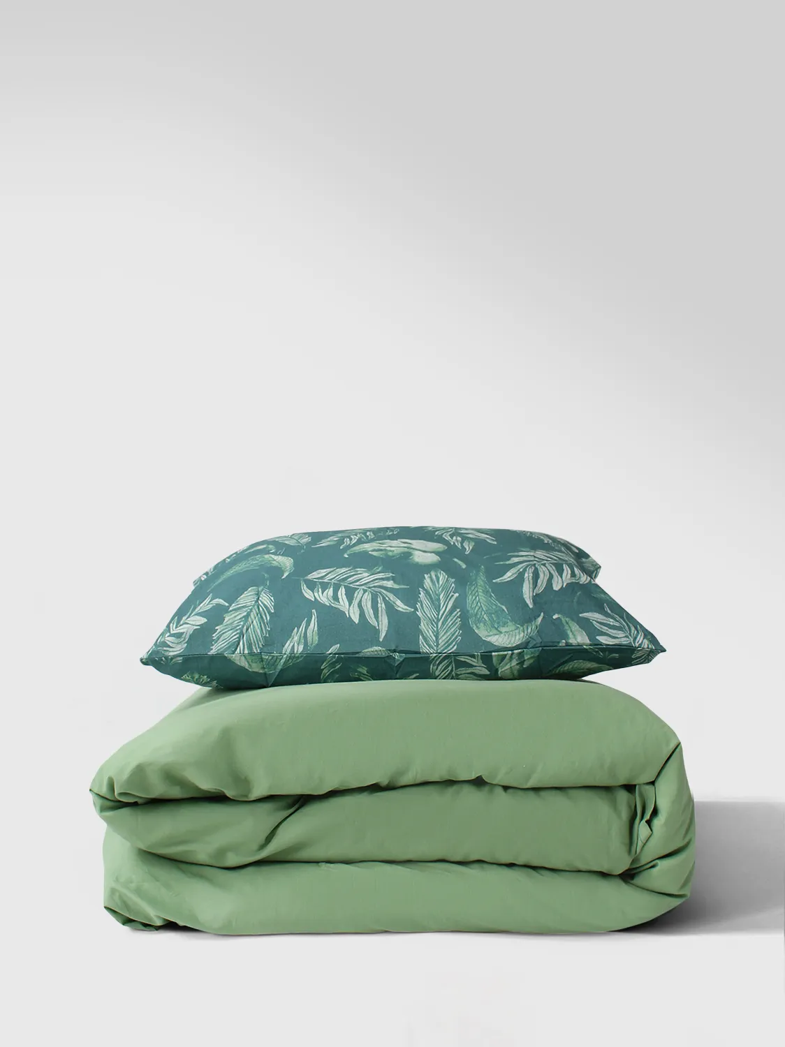 Conjunto de capa de edredão - Lowe (verde)