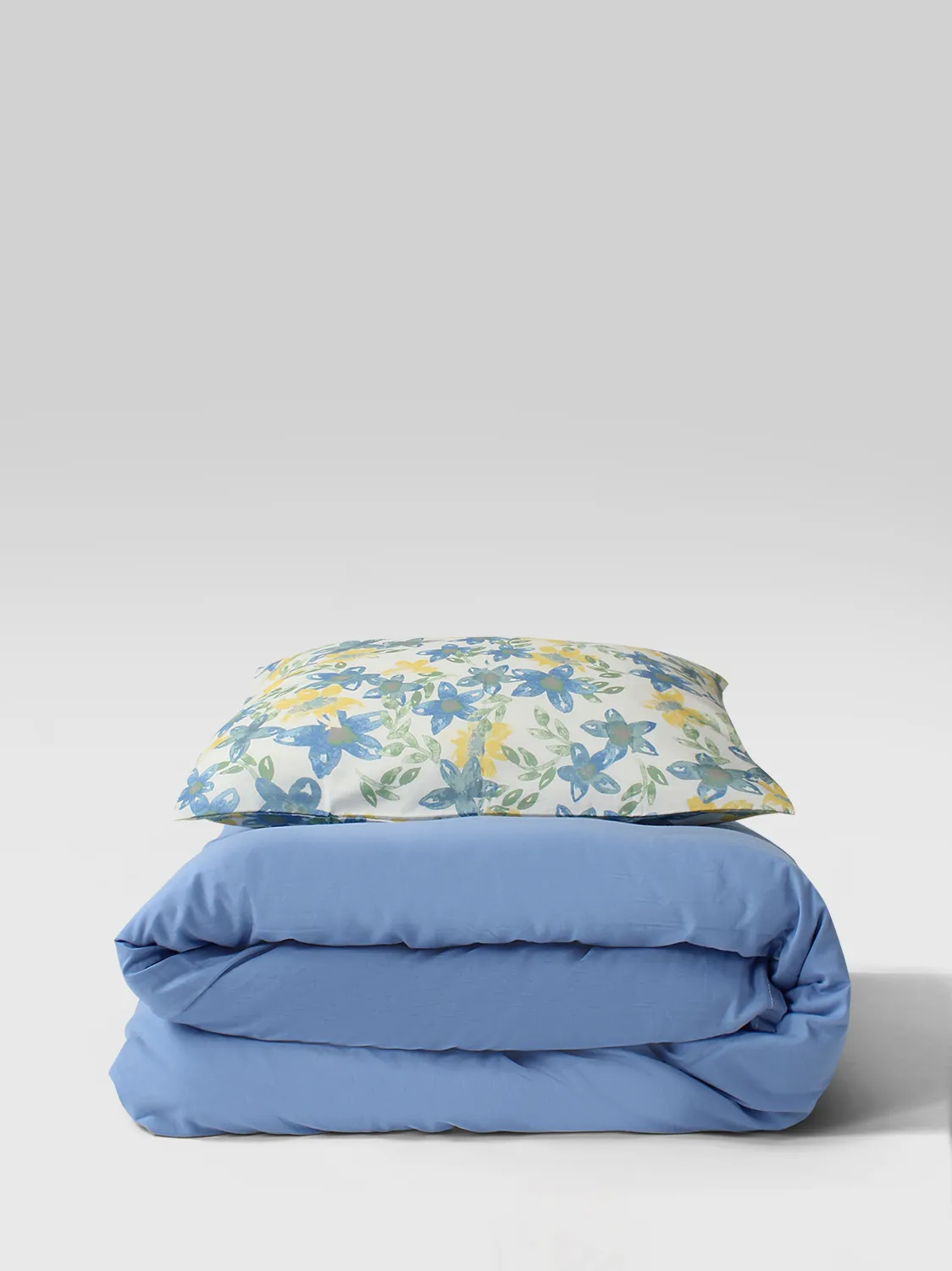 Conjunto de capa de edredão - Petite (azul)