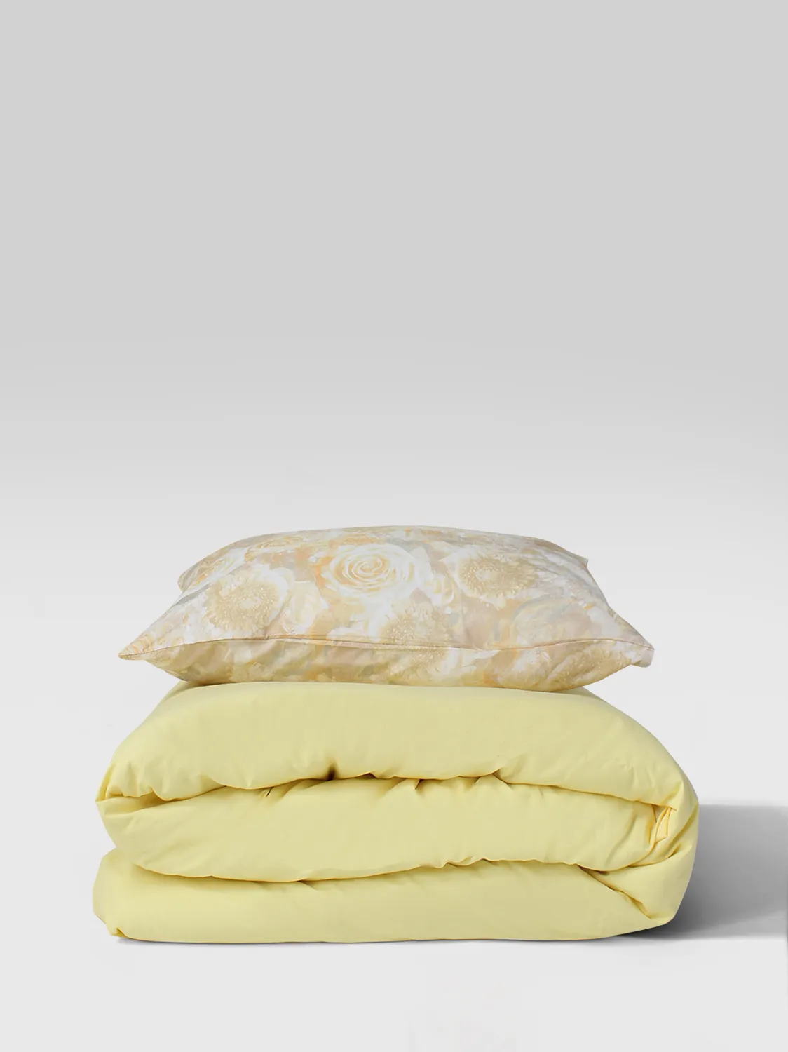 Conjunto de capa de edredão - Soft (amarelo)