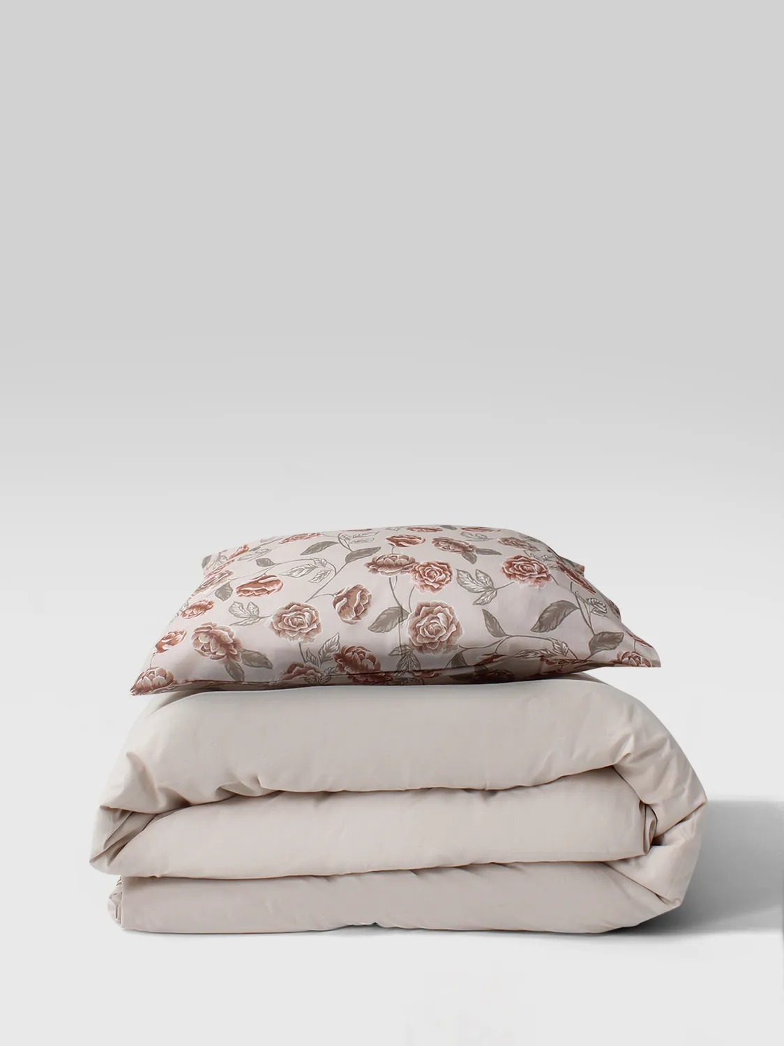 Conjunto de capa de edredão - Wreath (rosa)