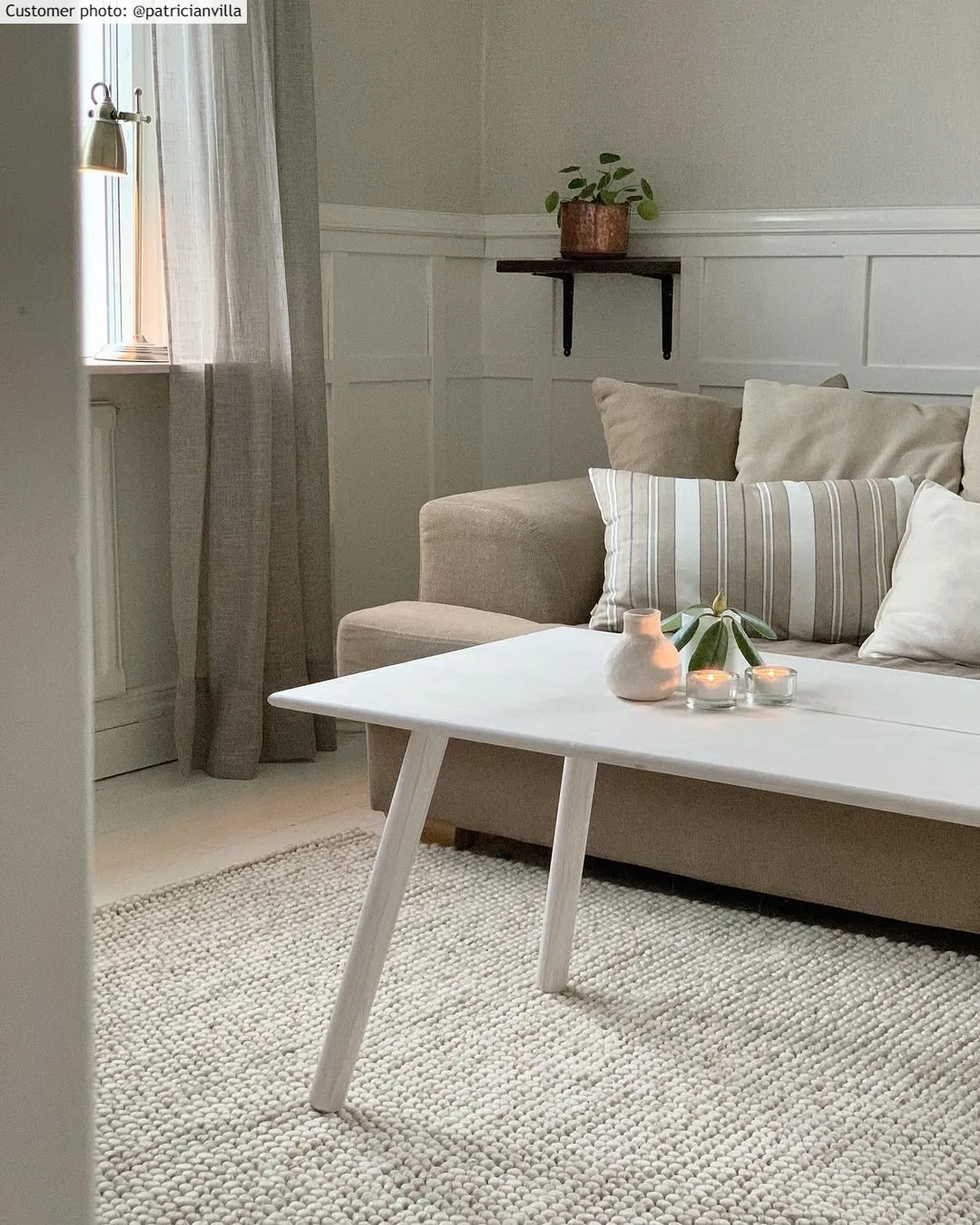 Tapete de lã - Avafors Wool Bubble (natureza)