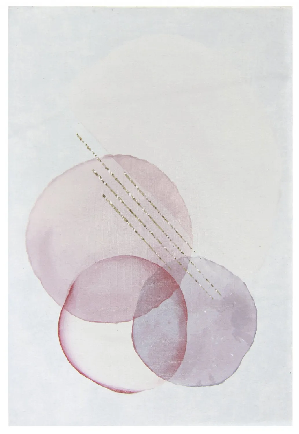 Tapete Wilton - Layon (cinza/rosa)