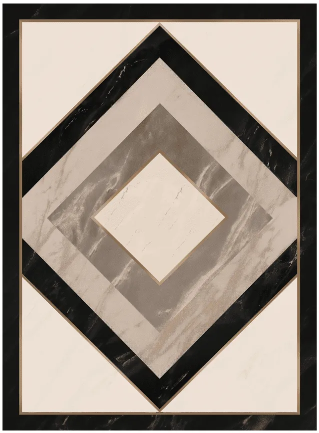 Tapete Wilton - Pavia (bege/preto)