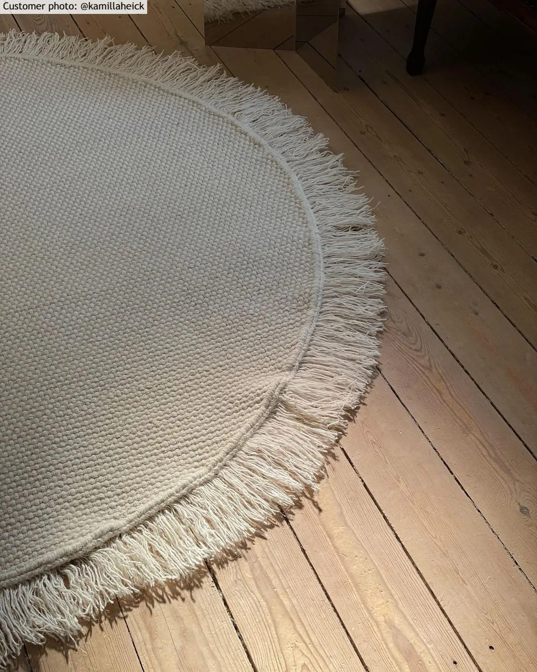 Tapete redondo - Pike (cream)