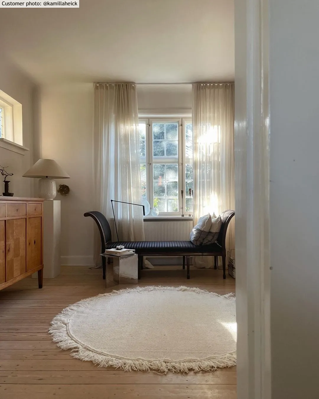 Tapete redondo - Pike (cream)