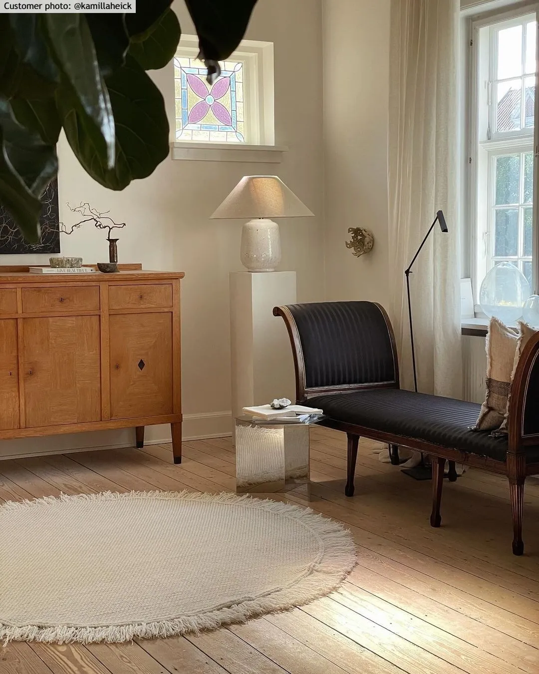 Tapete redondo - Pike (cream)