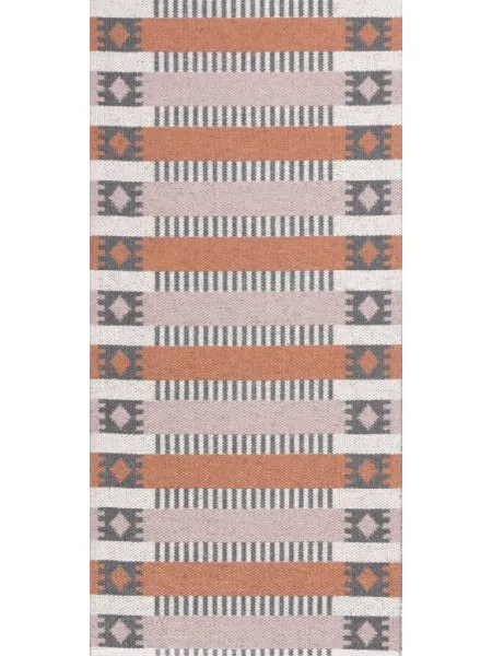 Plastmattor - Horredsmattan Märta (rost/rosa)