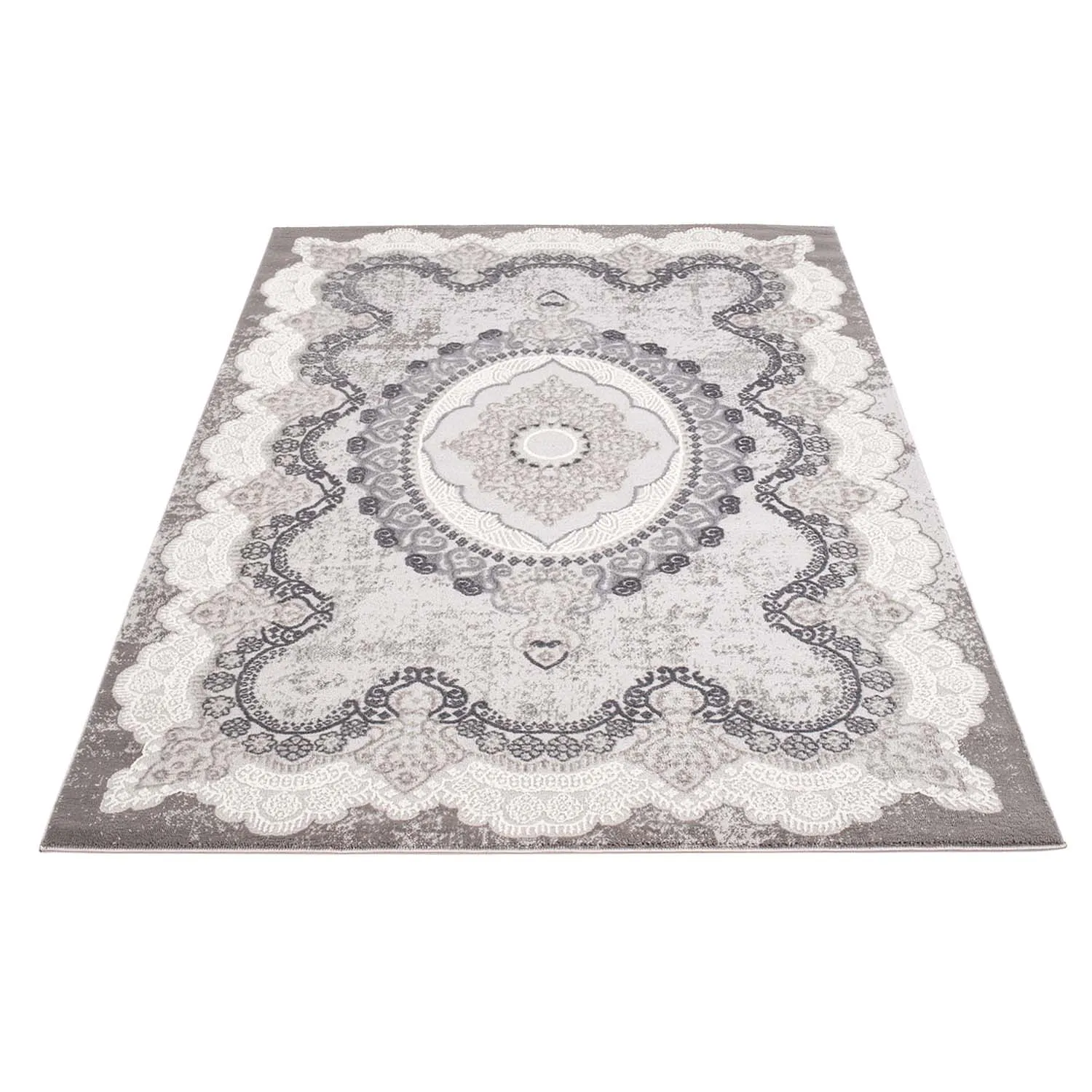 Tapete Wilton - Sari (cinza)