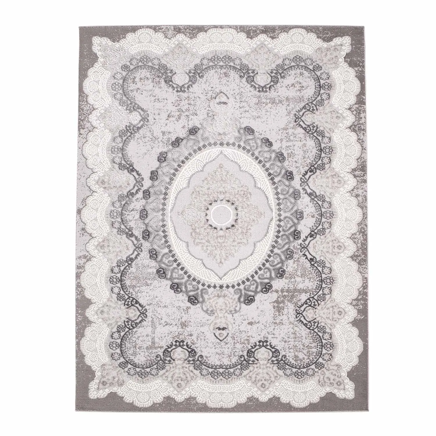 Tapete Wilton - Sari (cinza)