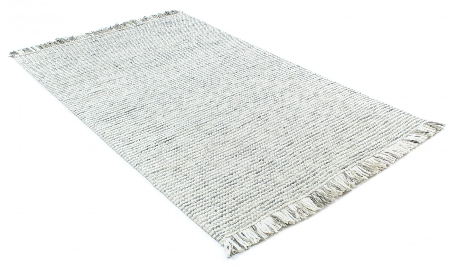 Tapete de lã - Plockton (cinza/branco/verde)