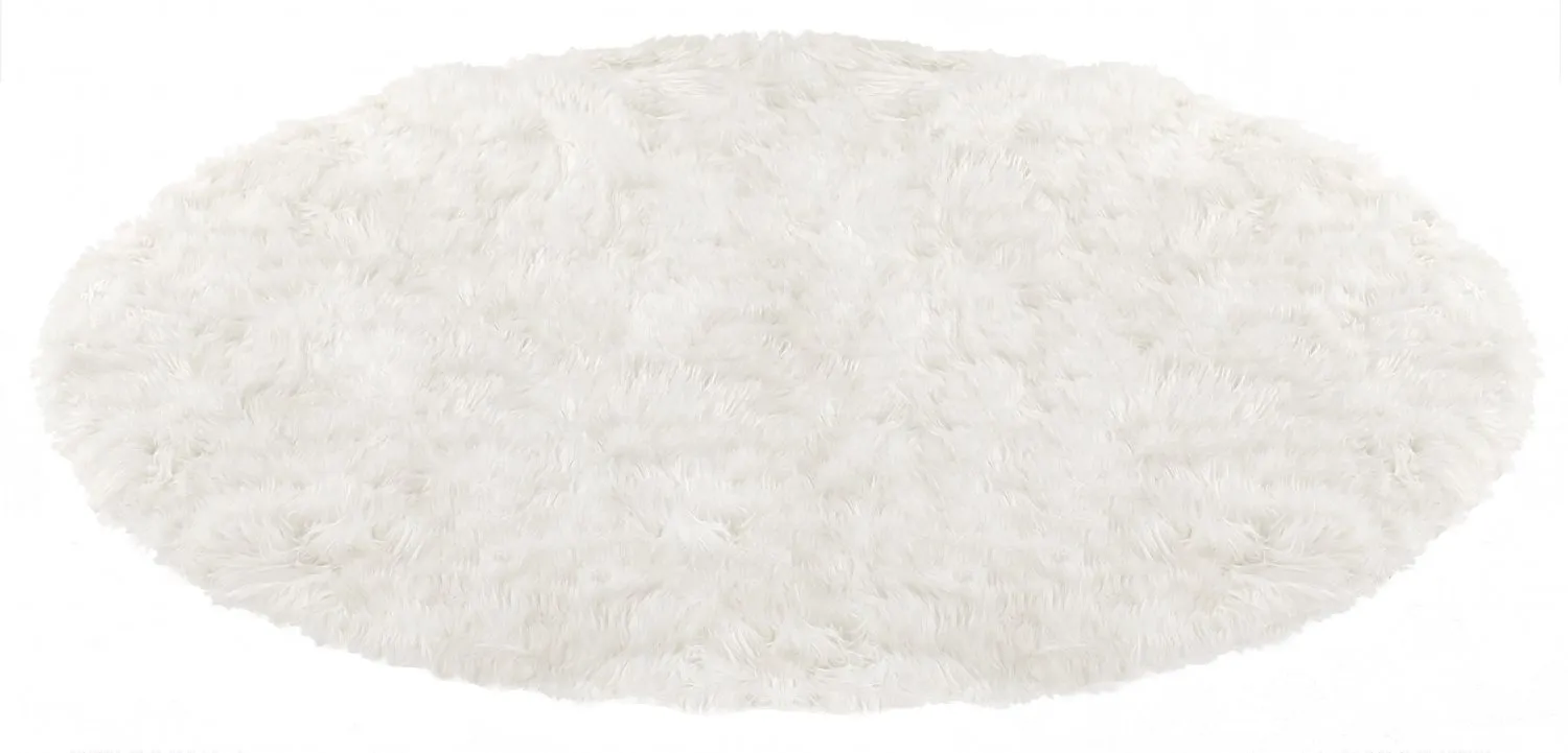 Tapetes redondos - Pomaire (branco)