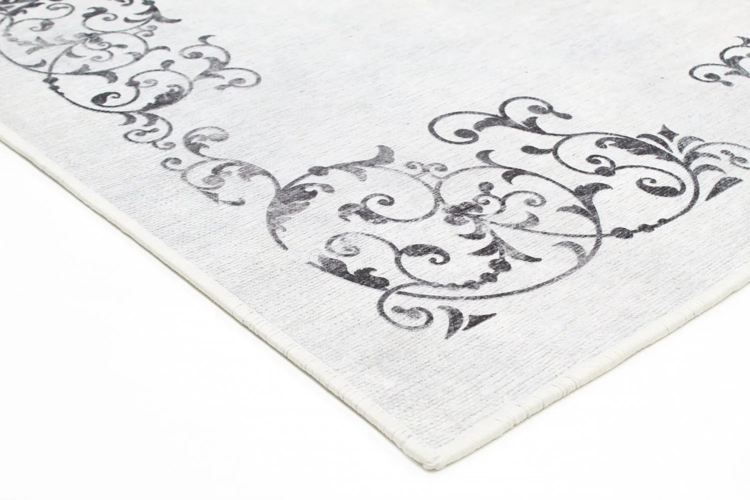 Tapete Wilton - Santi (branco/preto)