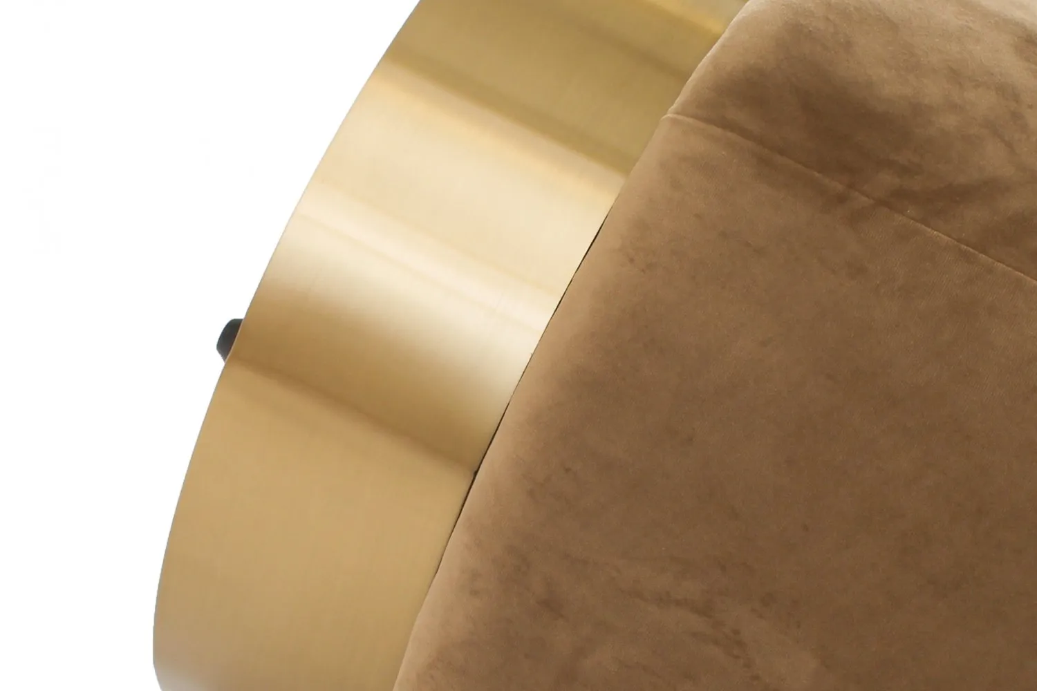 Pufe de Veludo - Copenhagen (marrom)