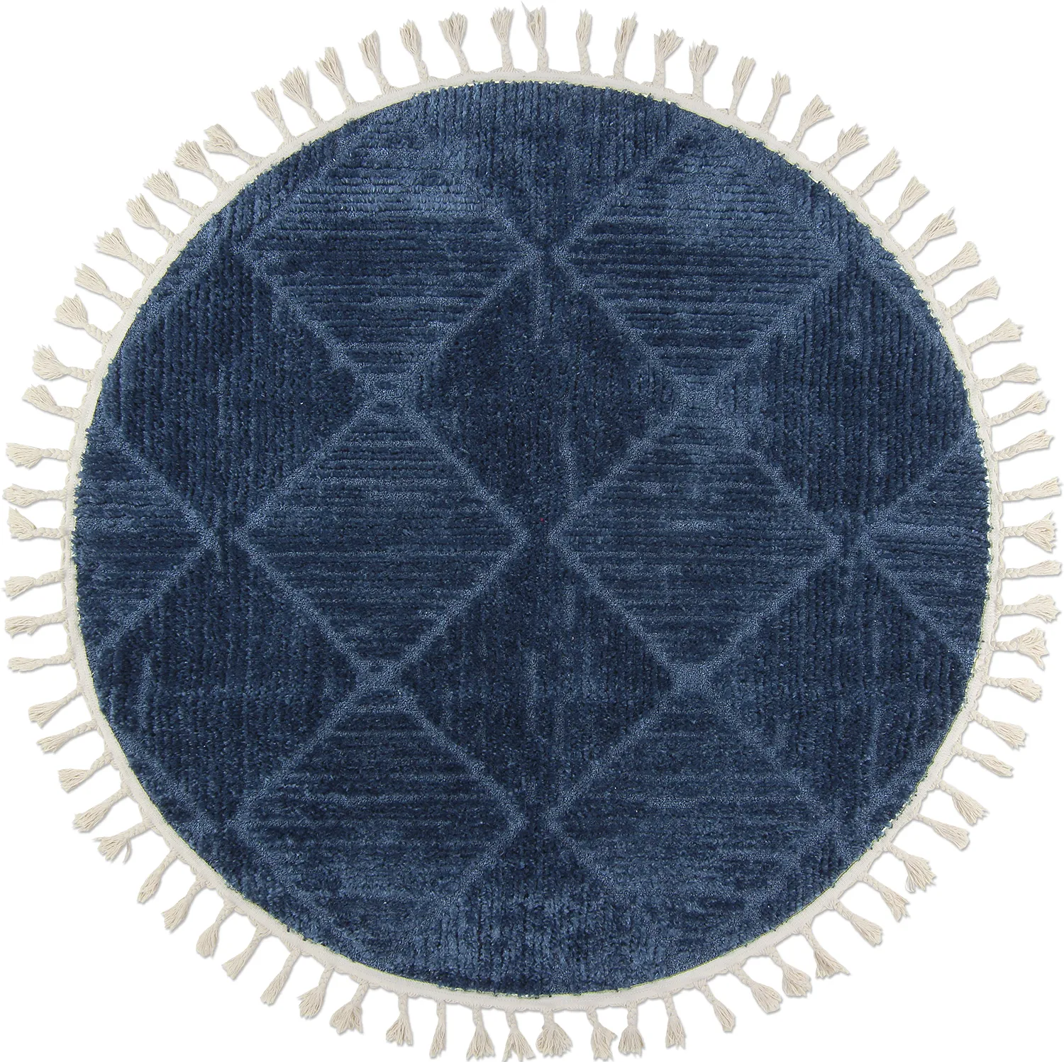 Tapete redondo - Dallas (azul)