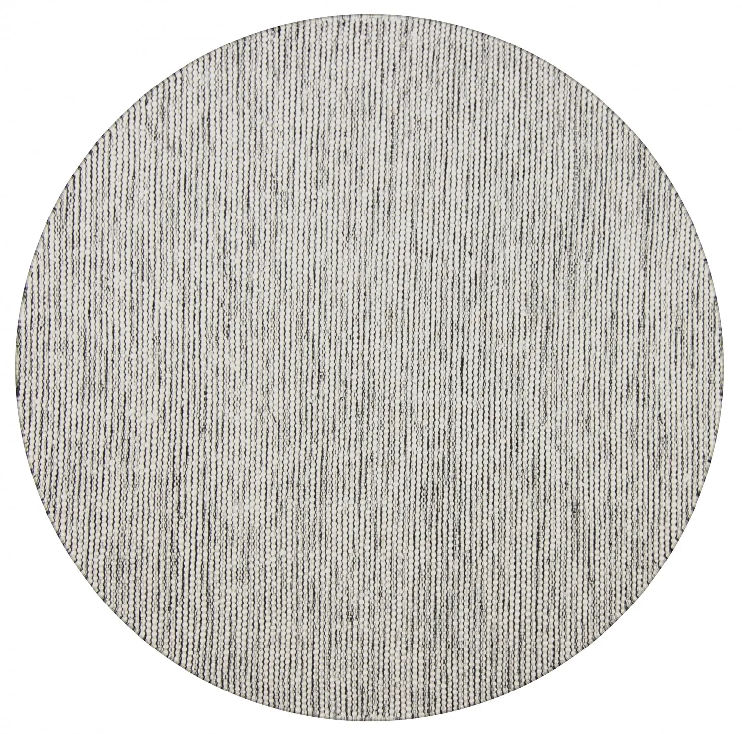 Tapete redondo - Otago (cinza/preto)