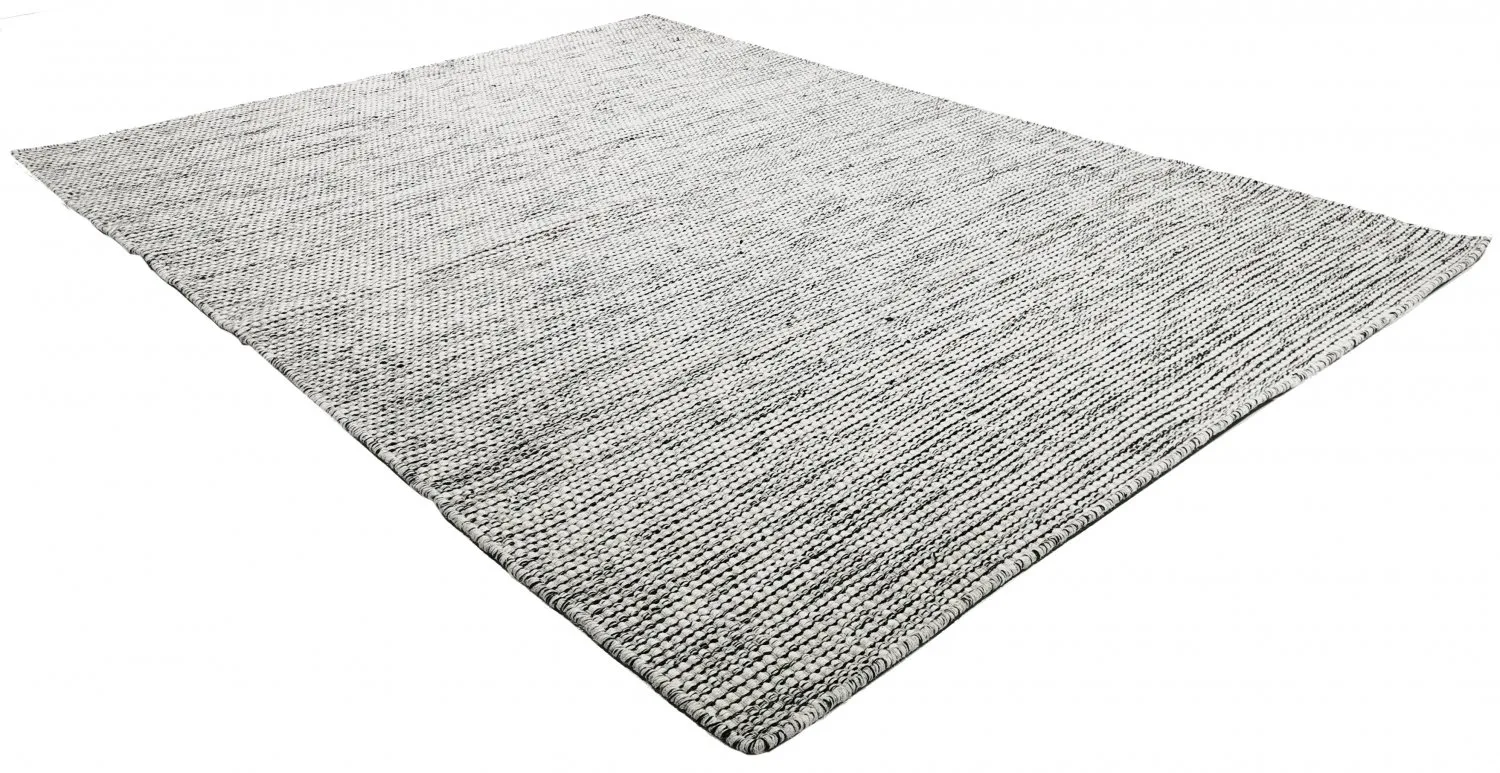 Tapete de lã - Otago (cinza/preto)