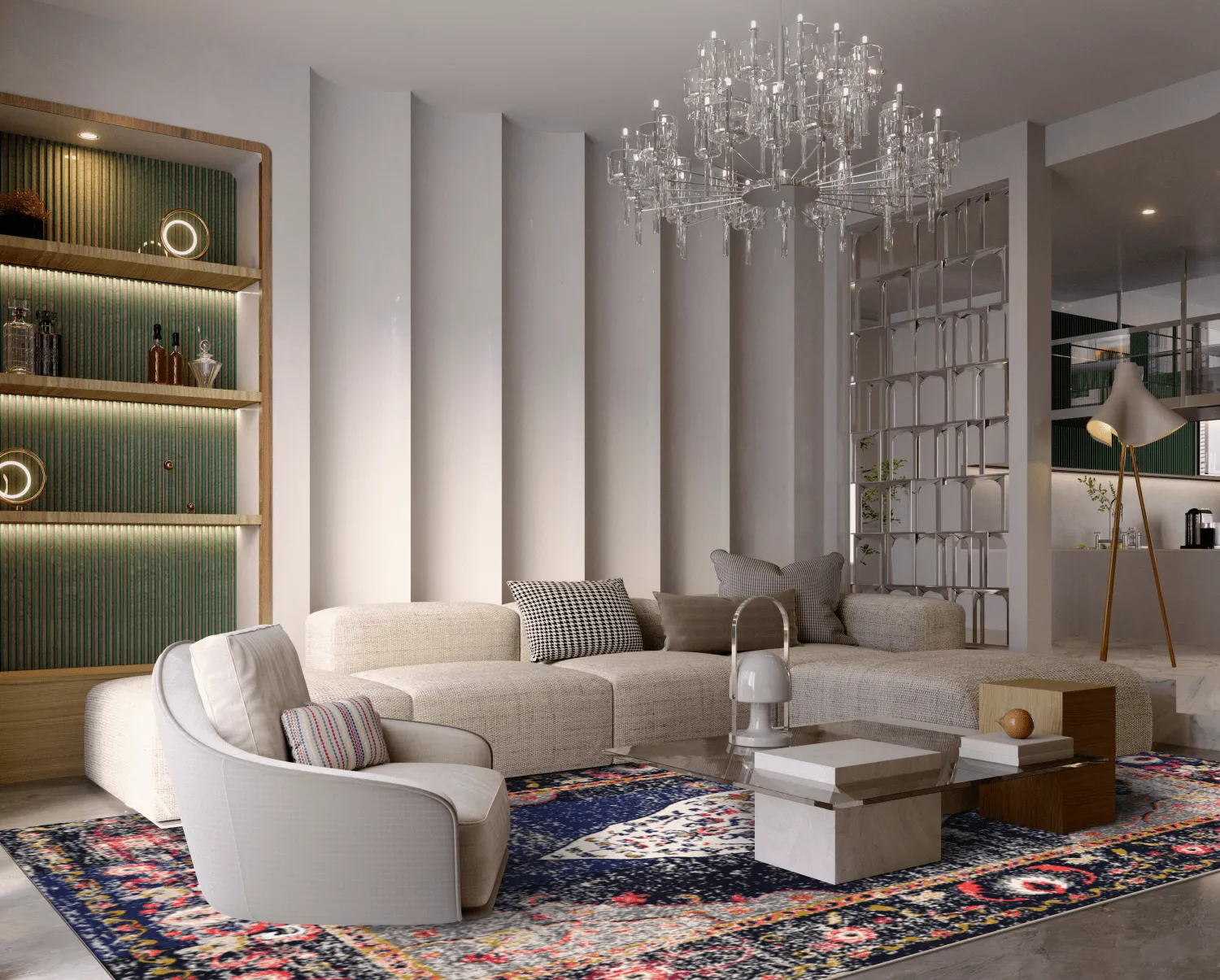 Tapete Wilton - Rocca (multicolorido)