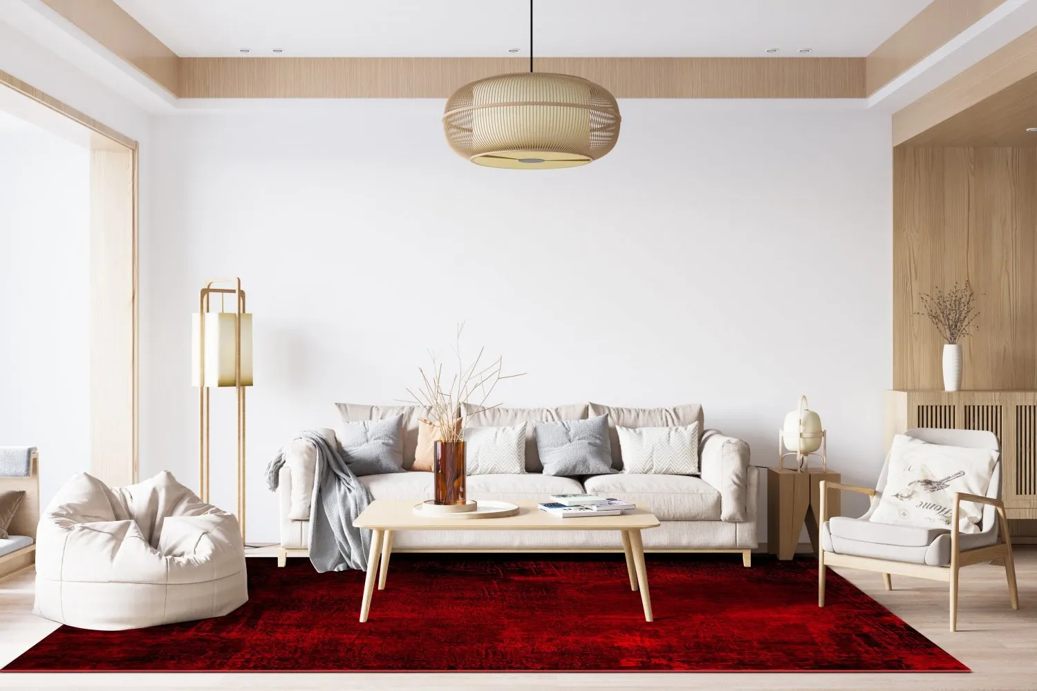 Tapete Wilton - Frome (vermelho)