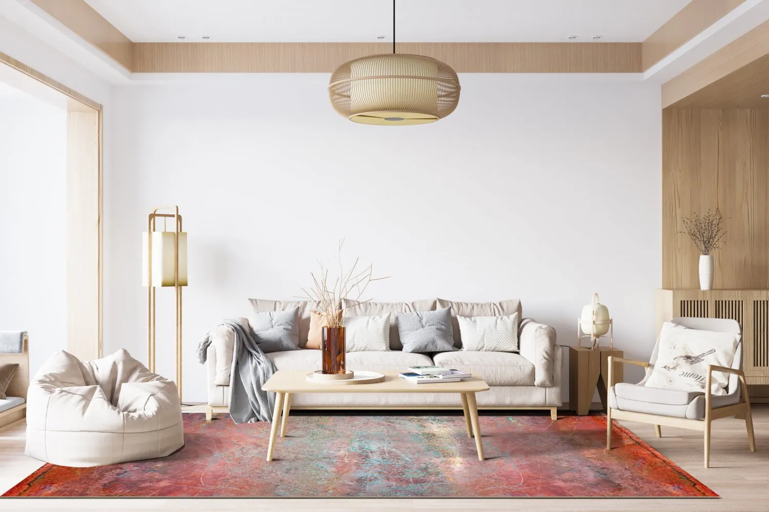 Tapete Wilton - Mare (vermelho)