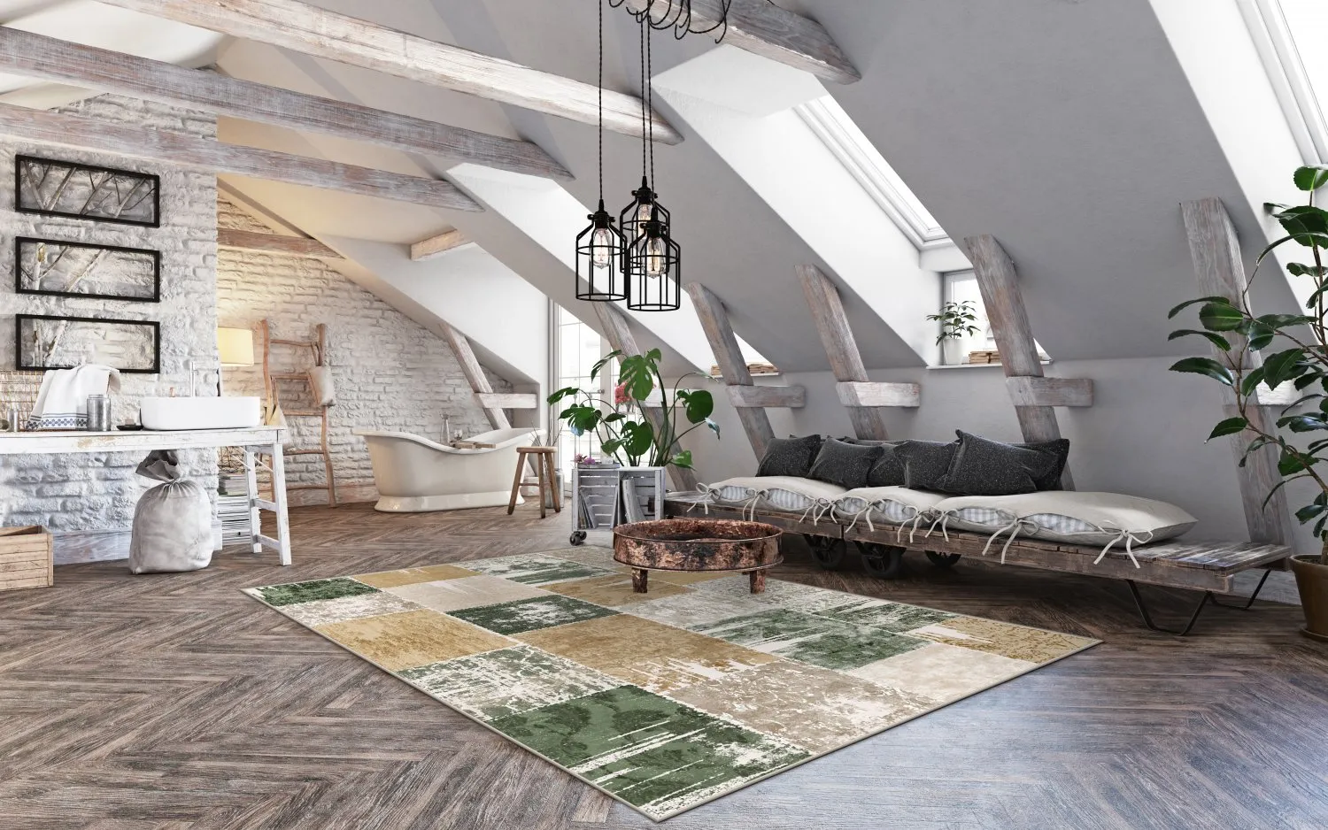 Tapete Wilton - Ephesus (verde)