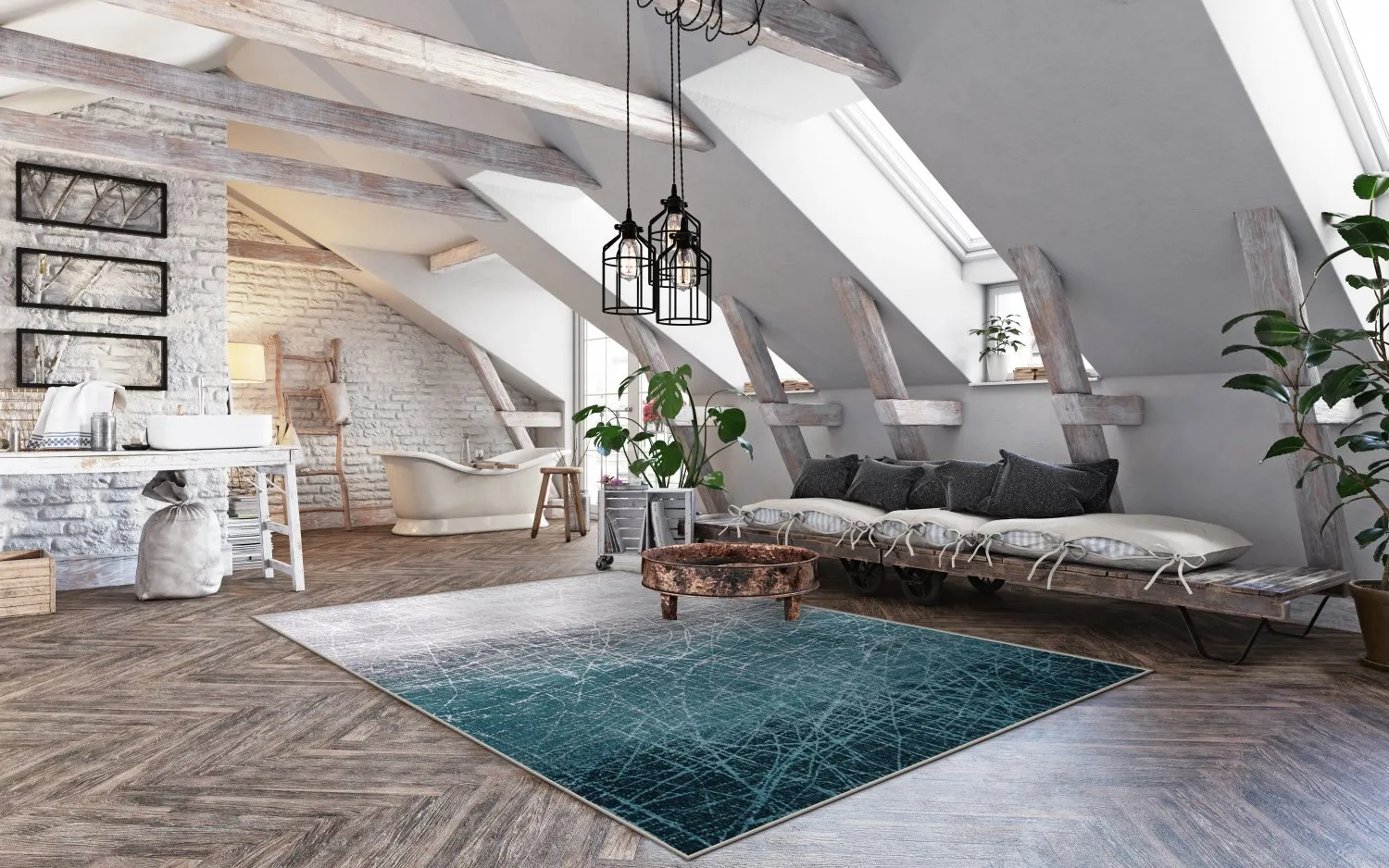 Tapete Wilton - Jervis (turquesa)