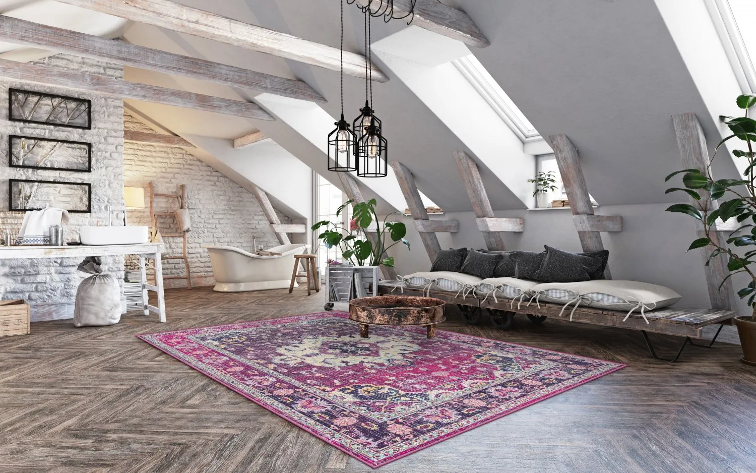 Tapete Wilton - Siliana (rosa)