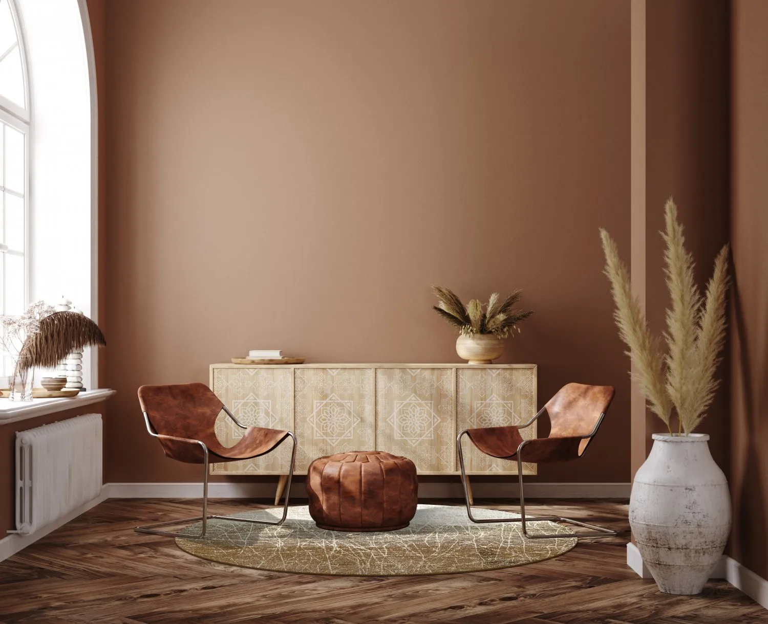 Tapete redondo - Jervis (bege)