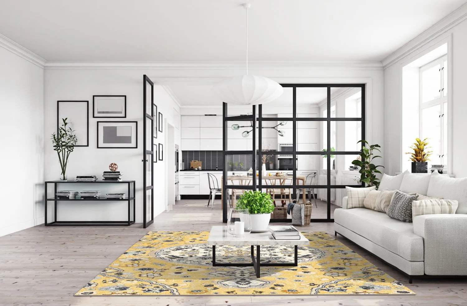 Tapete Wilton - Mojácar (amarelo)