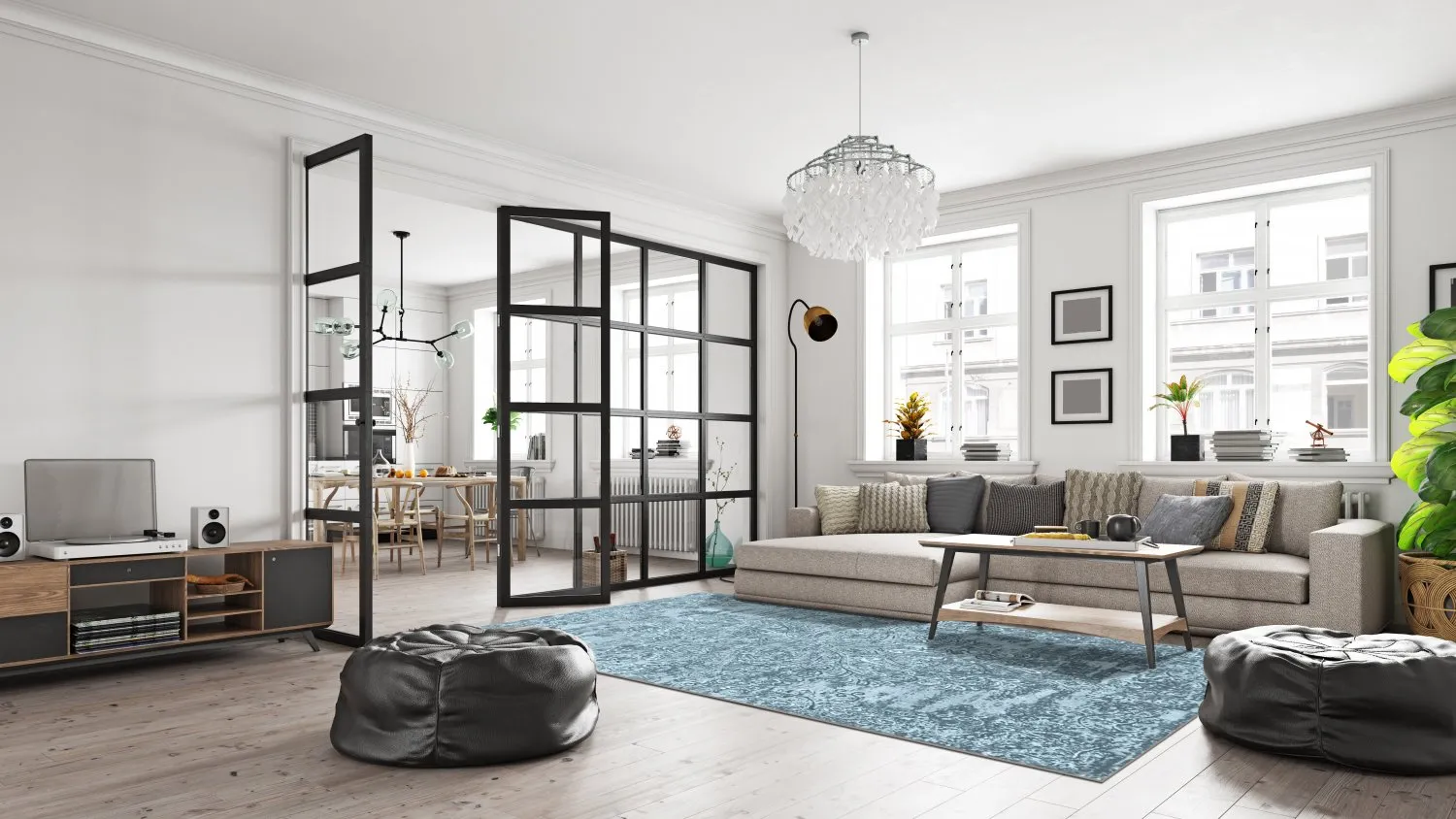 Tapete Wilton - Valenza (azul)