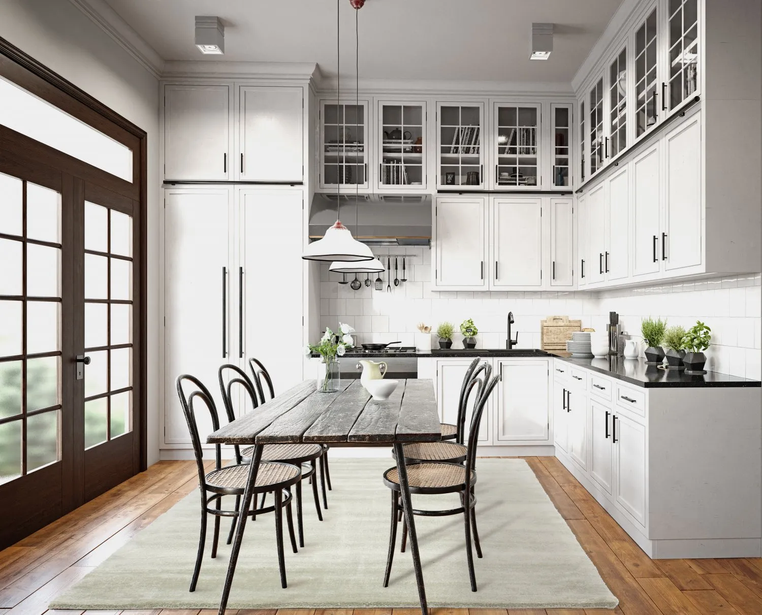 Recycled PET with viscose look (verde menta)