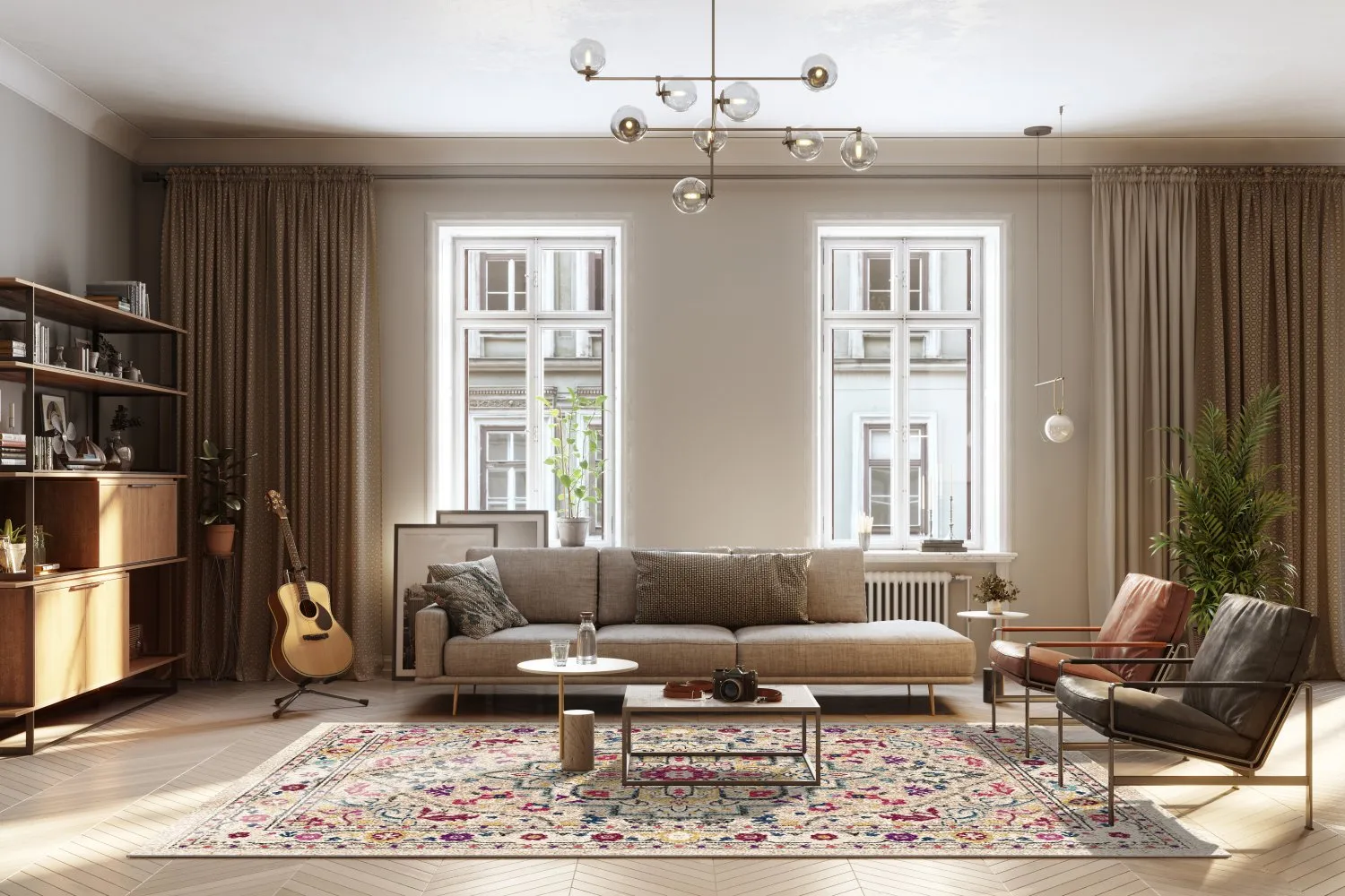 Tapete Wilton - Castro (multicolorido)