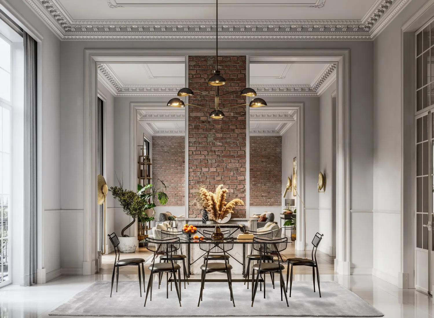 Recycled PET with viscose look (cinza)