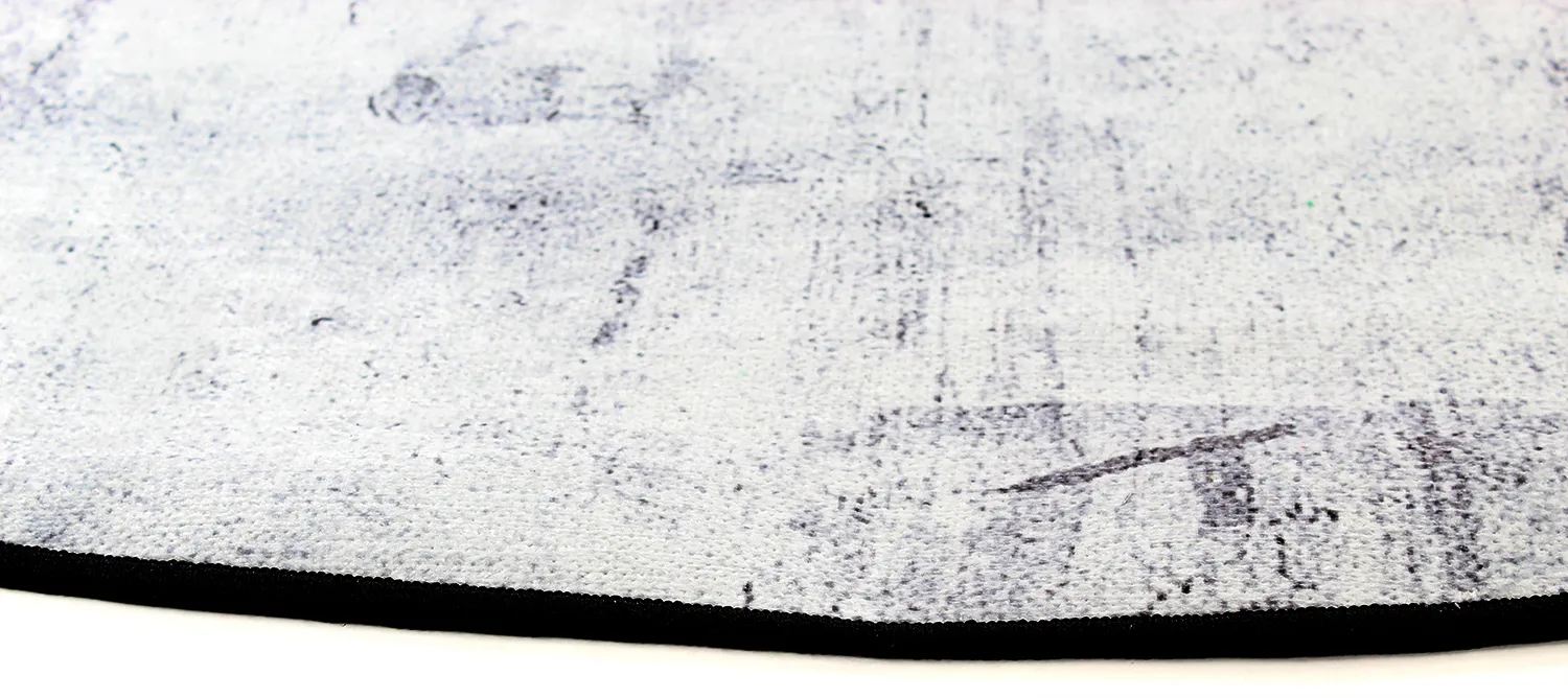 Tapete redondo - Rosia (azul/cinza)