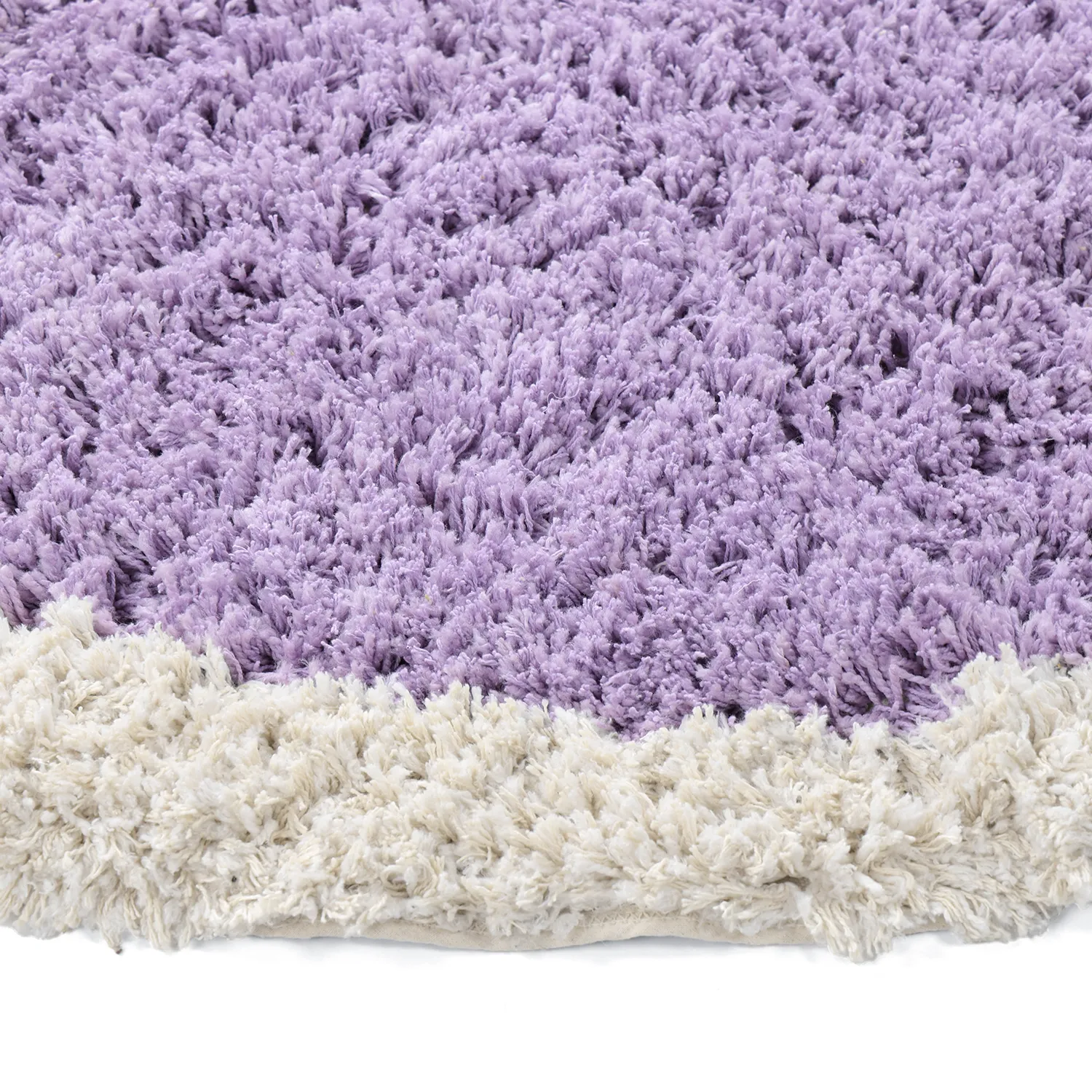 Tapete redondo - Naousa Natural Cotton Shaggy (multi)