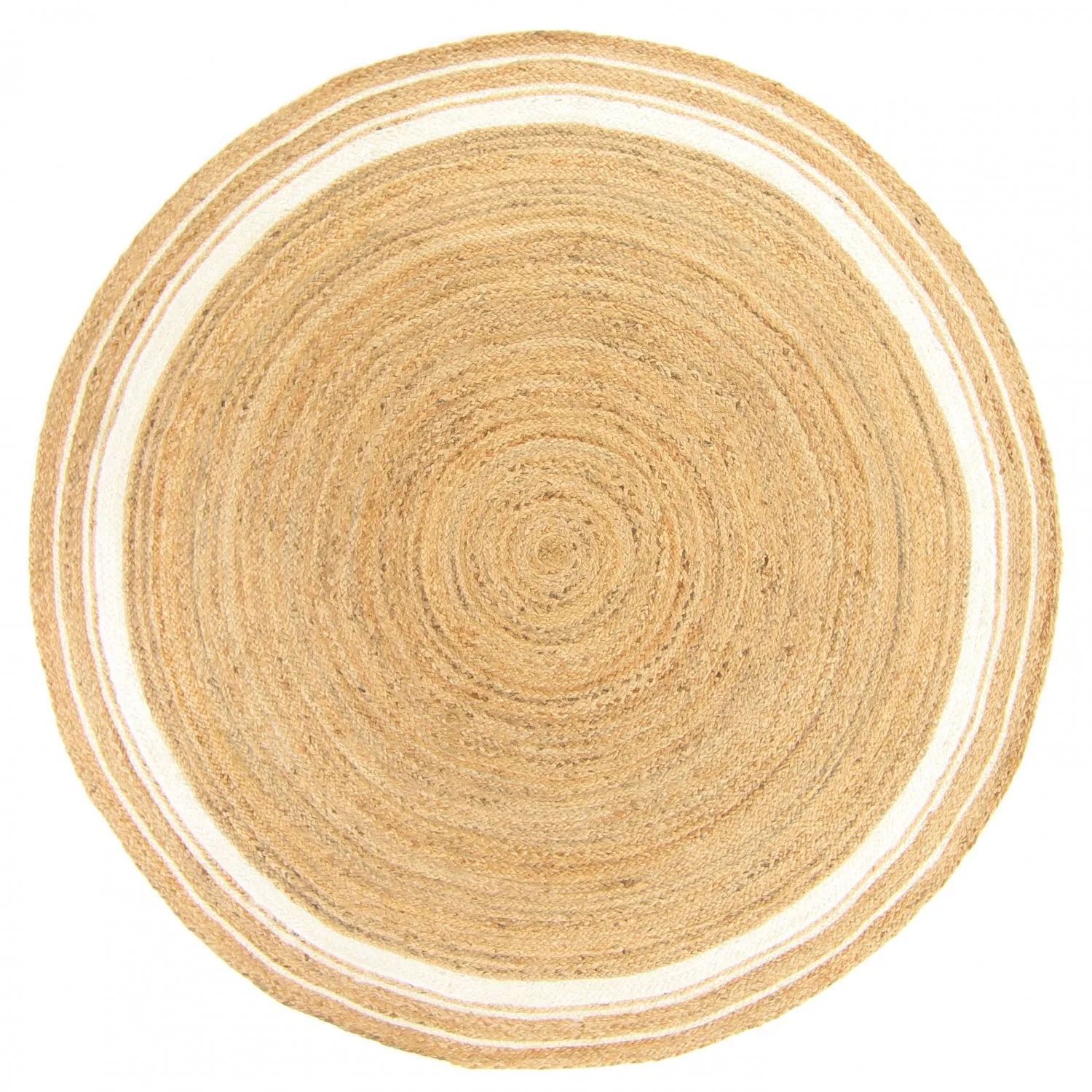 Tapetes redondos - Bundi (juta/vit)