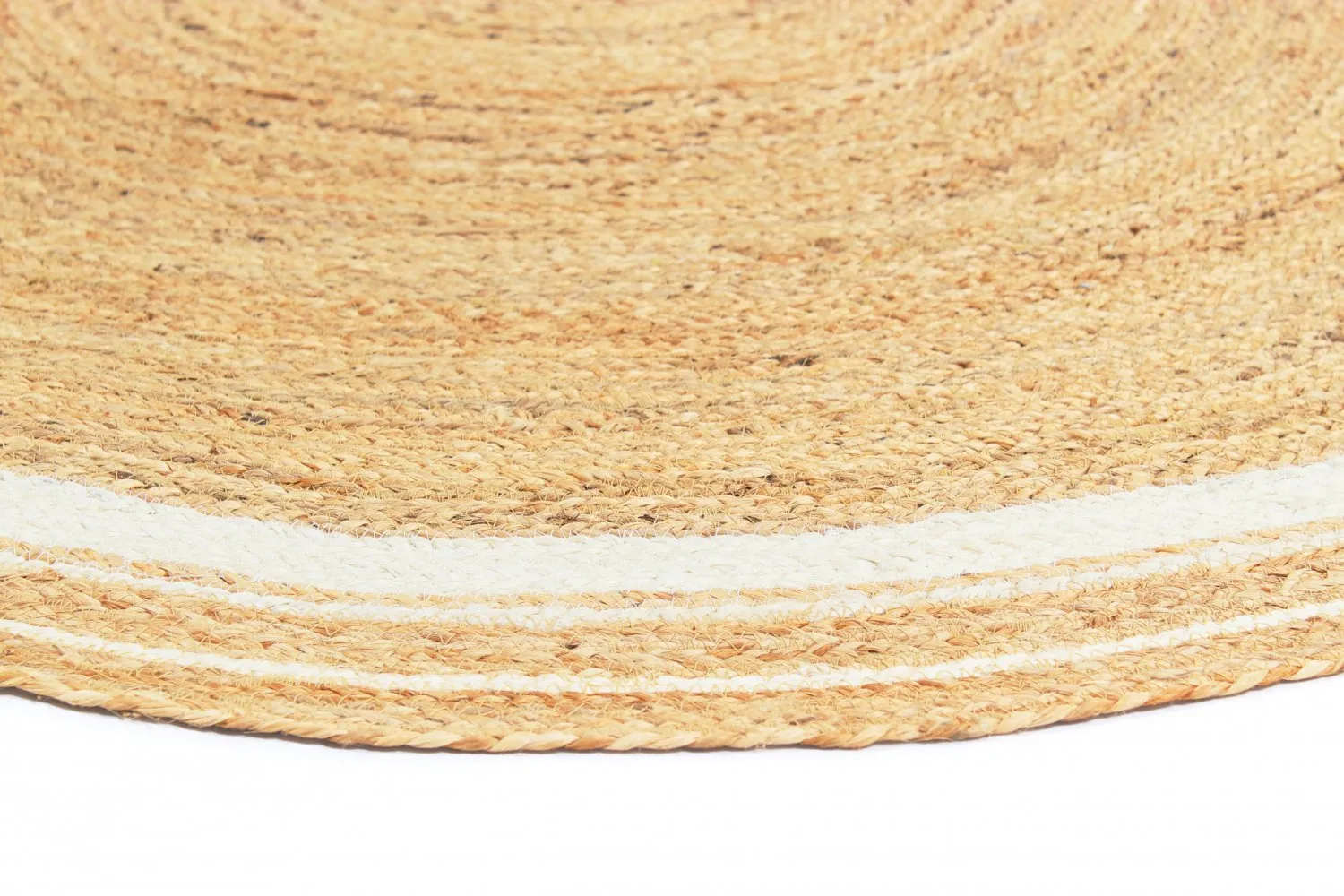Tapetes redondos - Bundi (juta/vit)