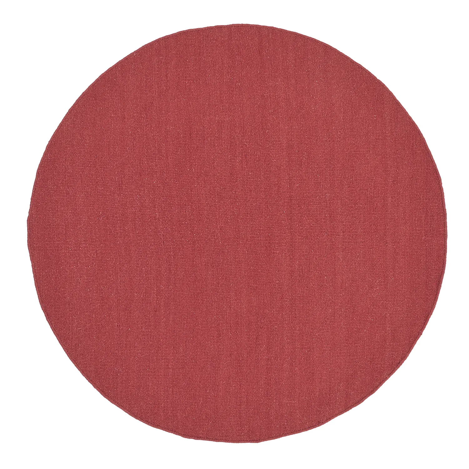 Tapete redondo - Hamilton (vermelho escuro)