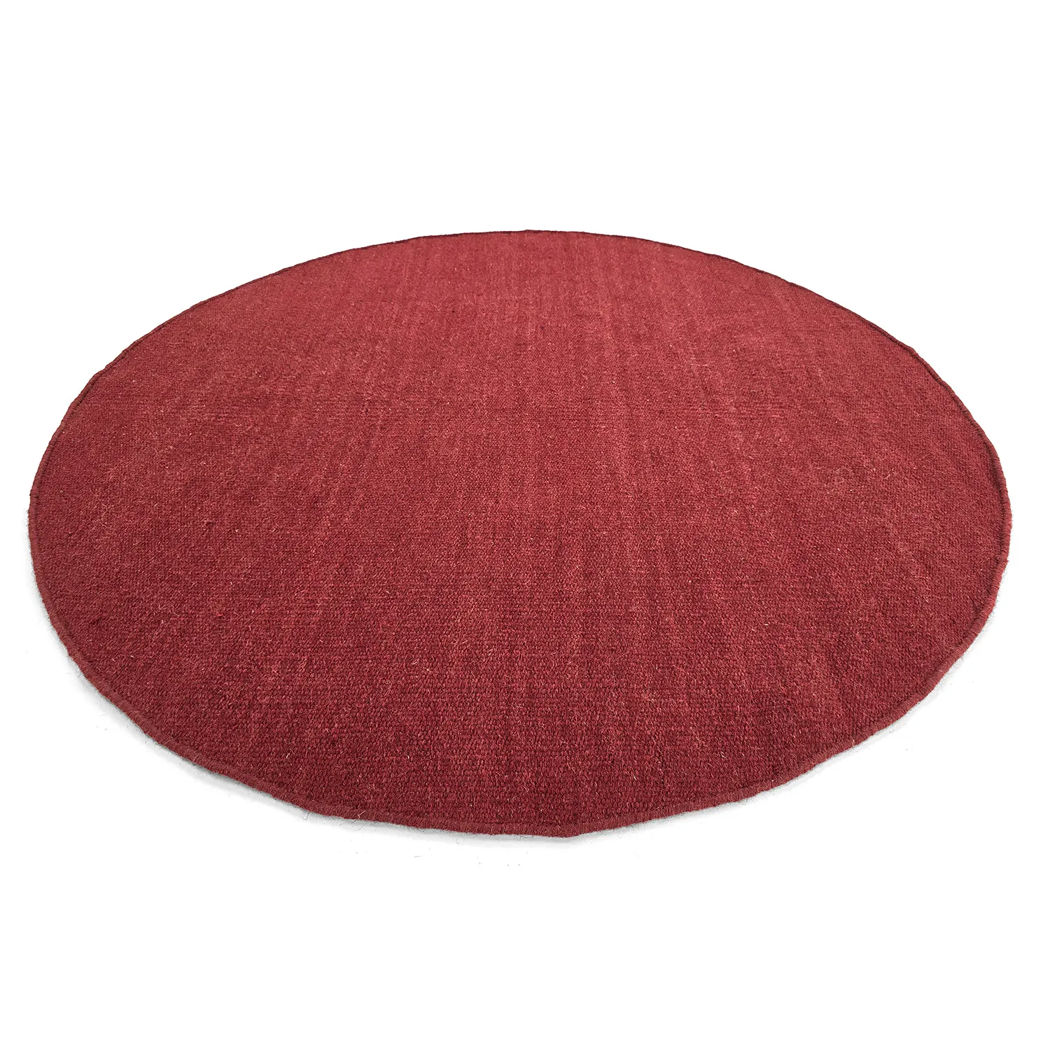 Tapete redondo - Hamilton (vermelho escuro)