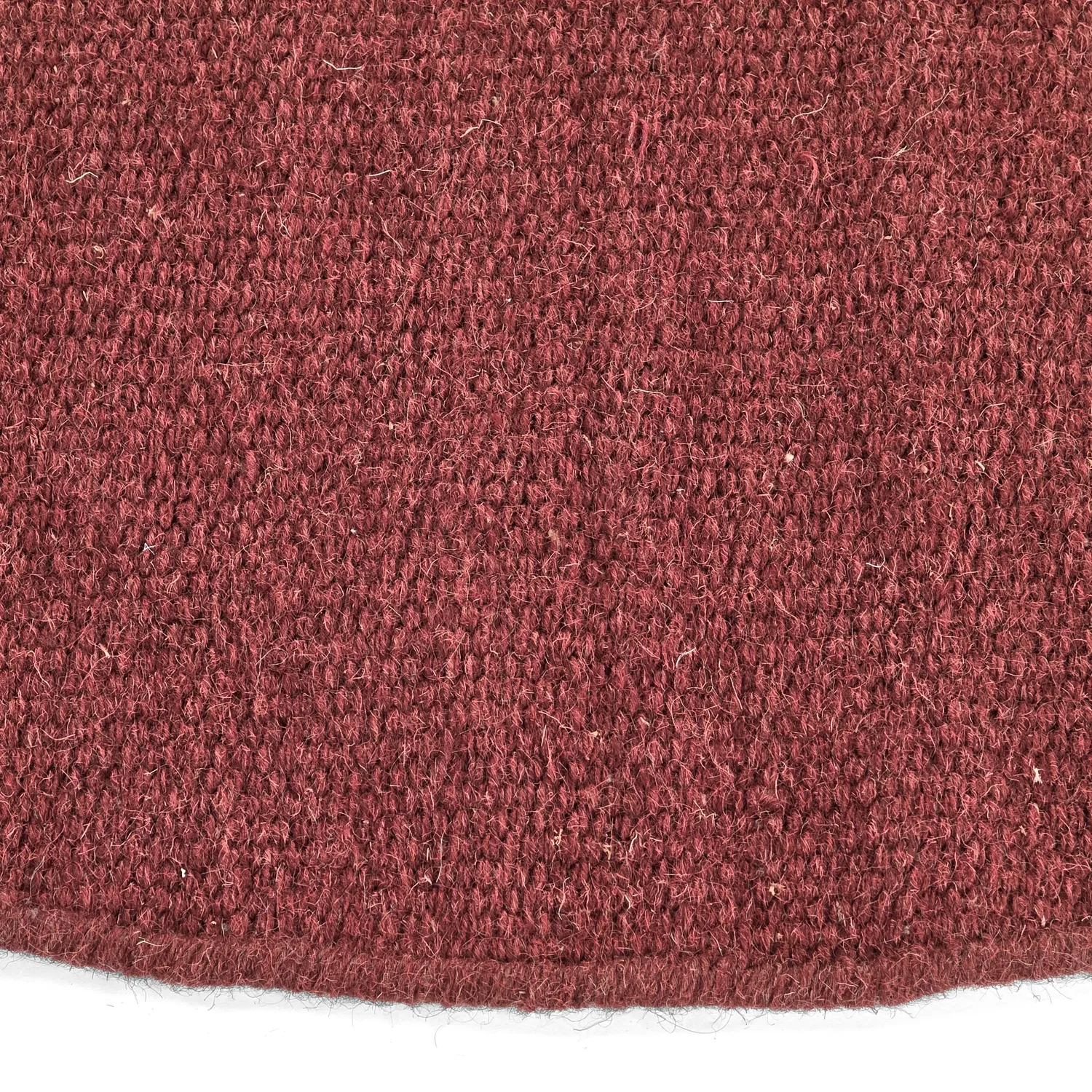 Tapete redondo - Hamilton (vermelho escuro)