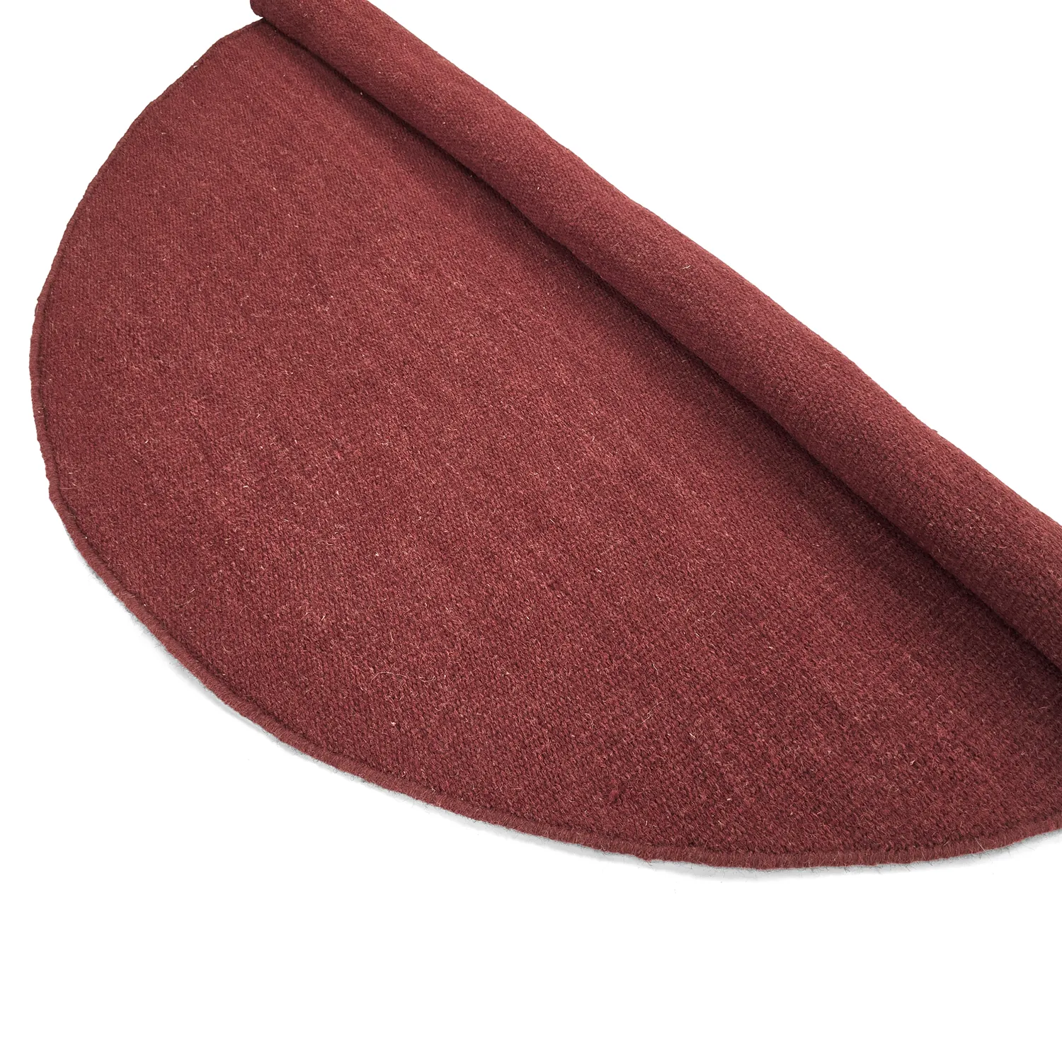 Tapete redondo - Hamilton (vermelho escuro)