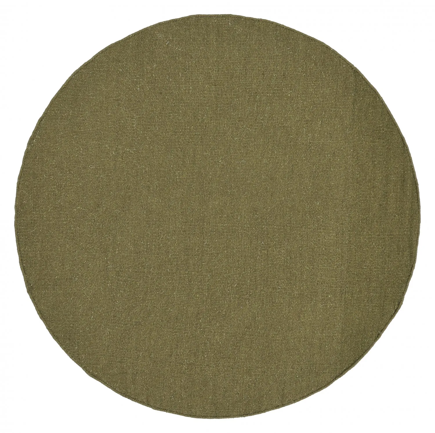 Tapete redondo - Hamilton (verde musgo)