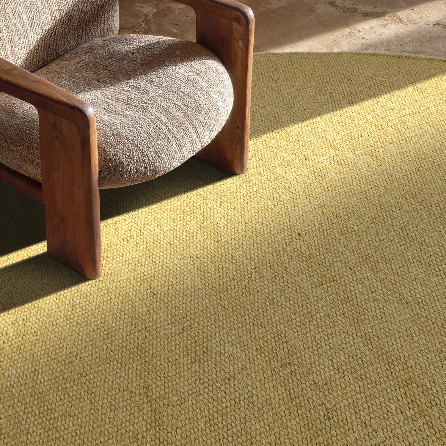 Tapete redondo - Hamilton (mustard)