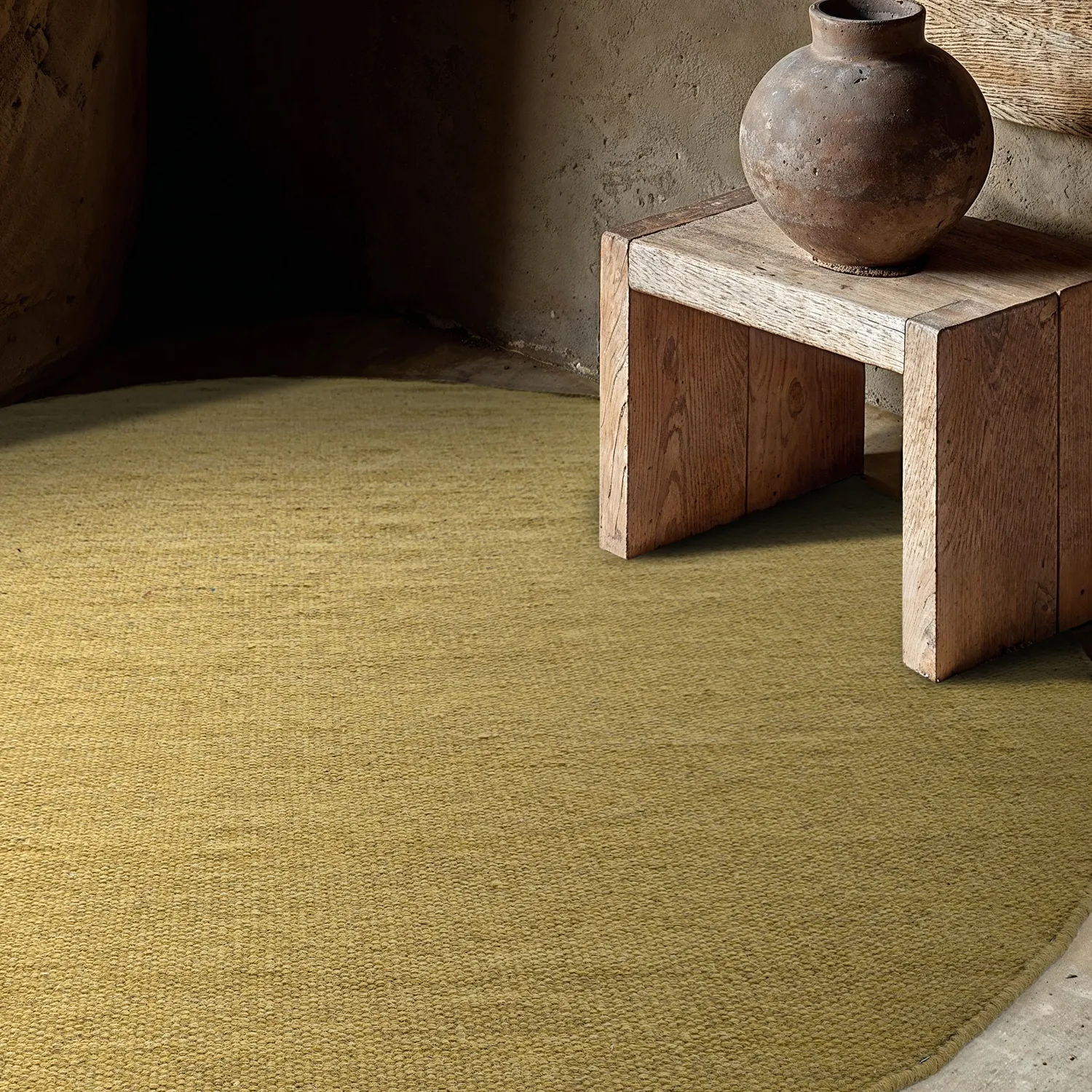 Tapete redondo - Hamilton (mustard)