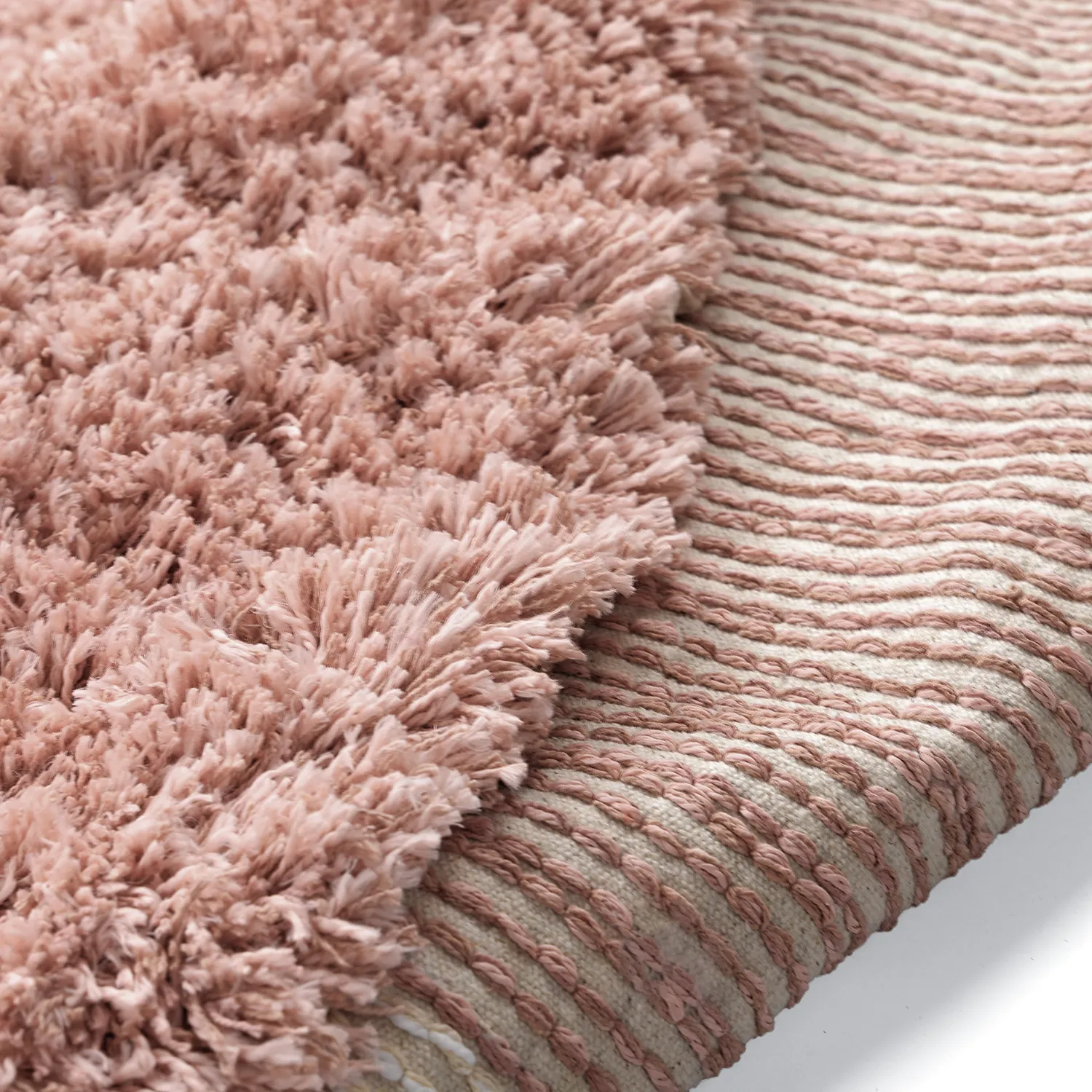Tapete redondo - Perast Natural Cotton Shaggy (multi)