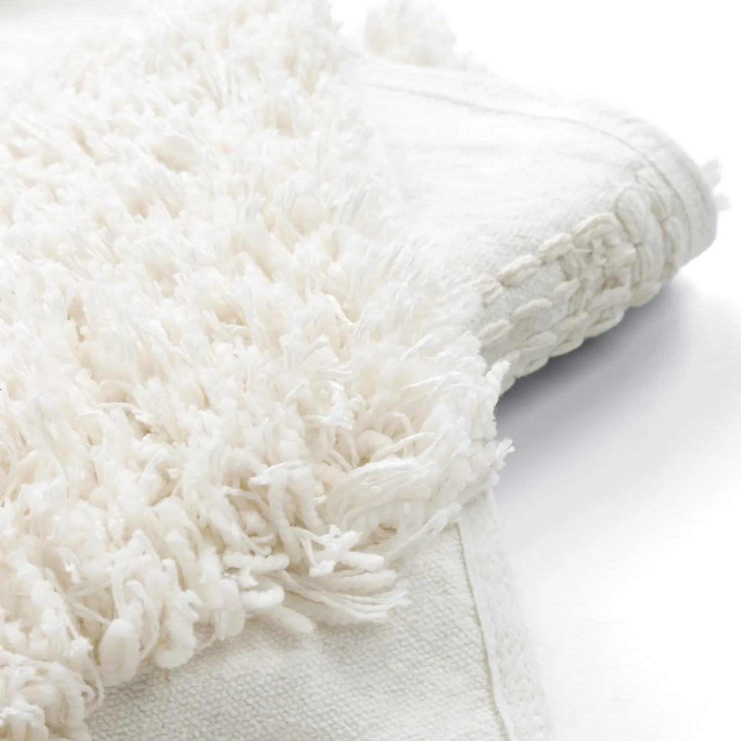 Tapete redondo - Sivota Natural Cotton Shaggy (off white)