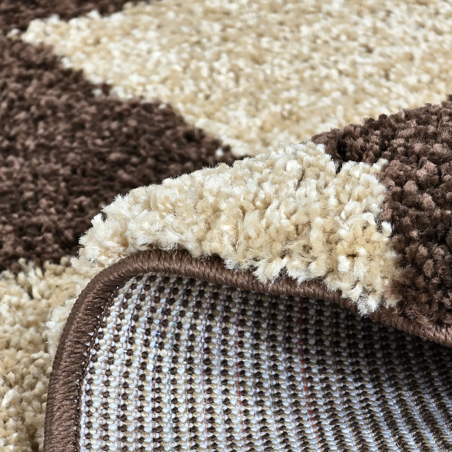 Tapetes redondos - Albi (marrom/bege)